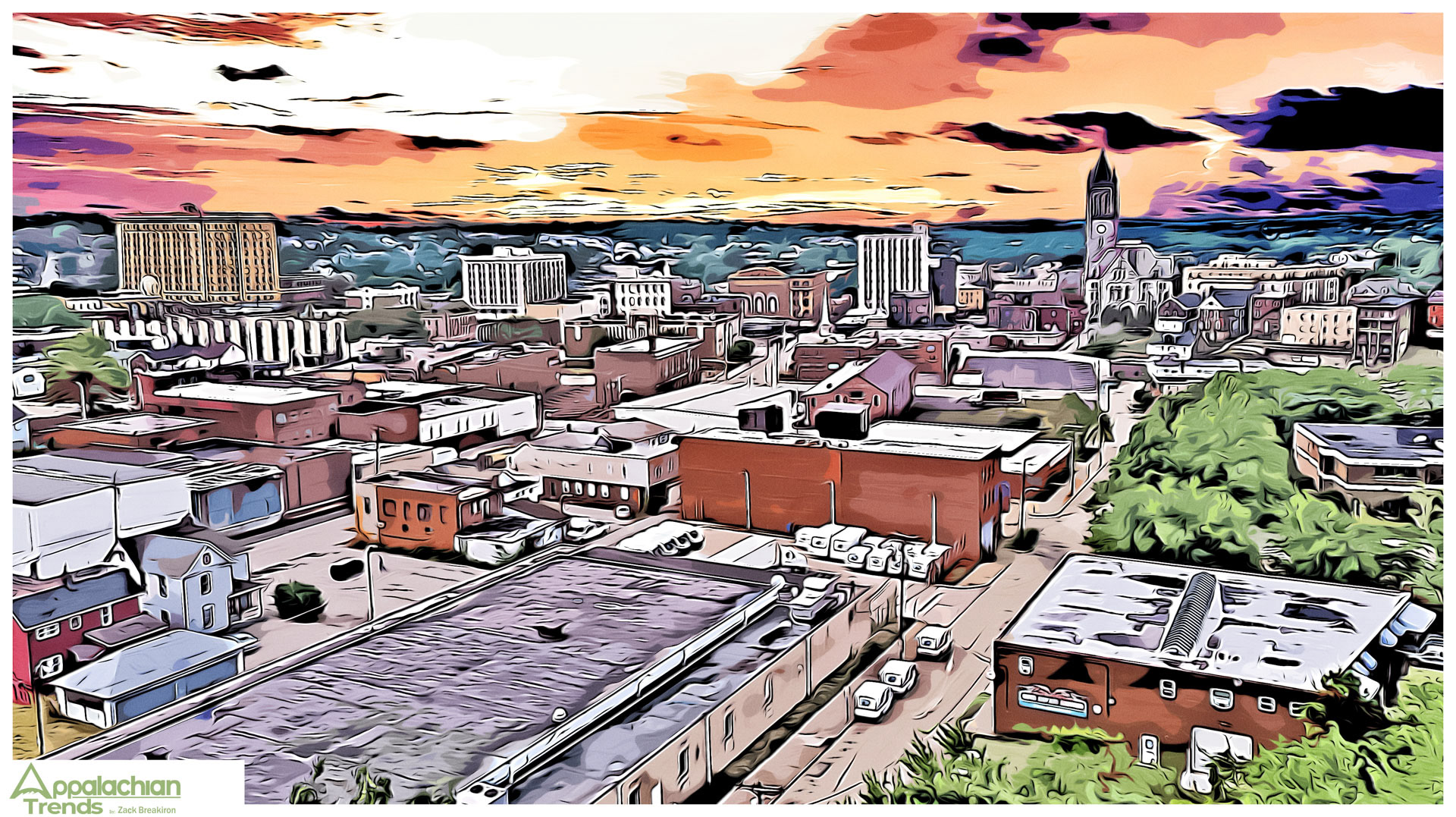 Fayette County Courthouse https://appalachiantrends.com ©