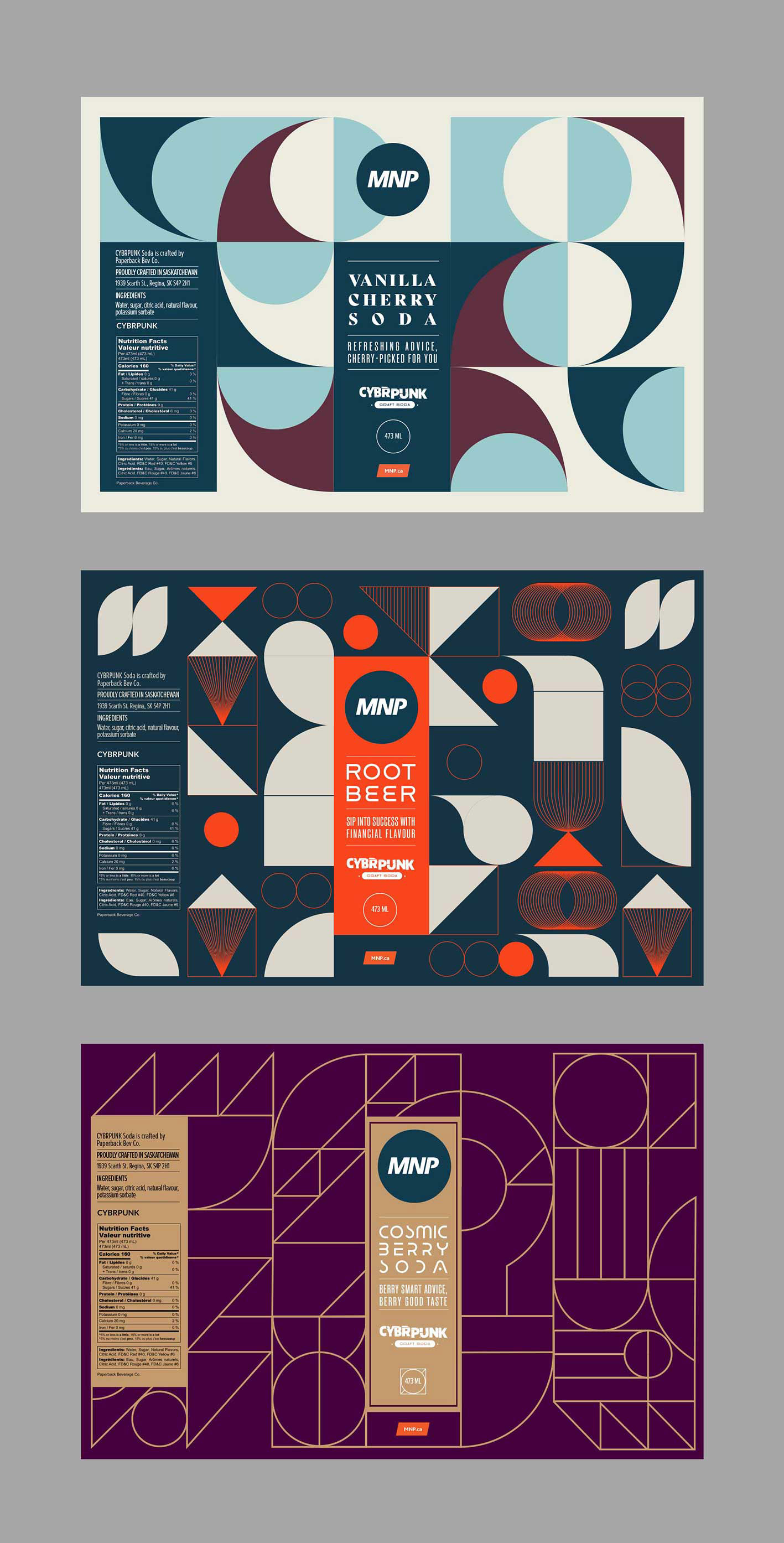 Wraparound beverage label