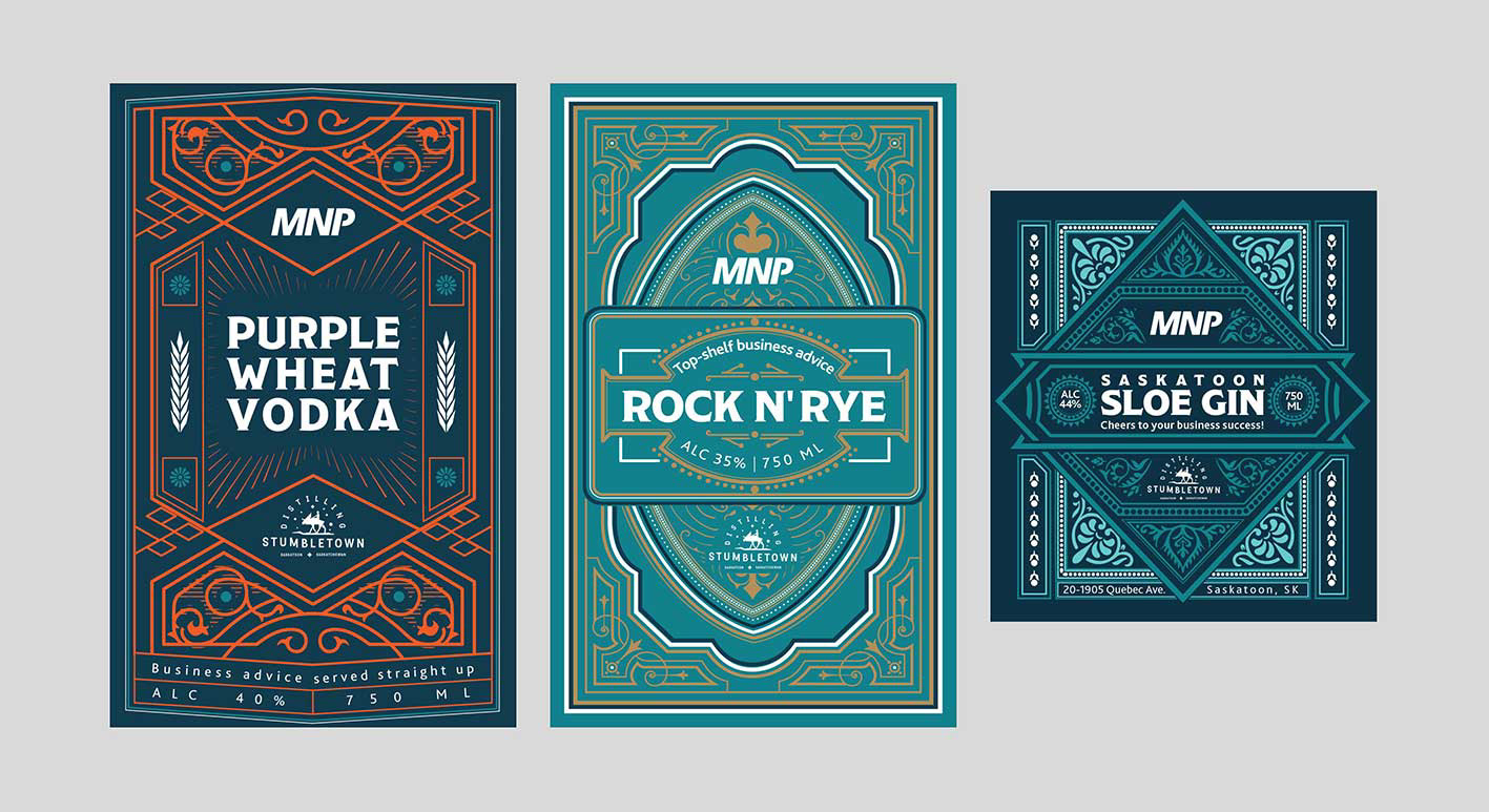 Wraparound beverage label