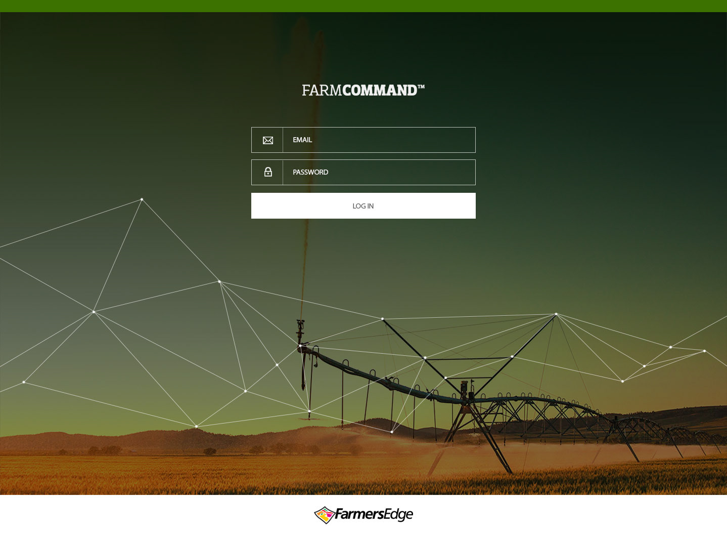 Home page design for FarmCommand App | FarmersEdge
