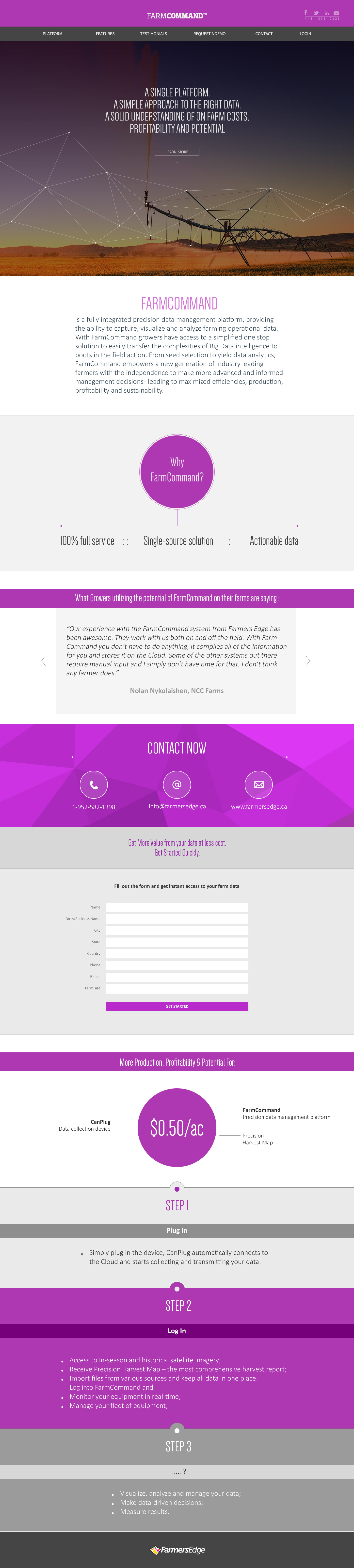UI Design | FarmersEdge Co.