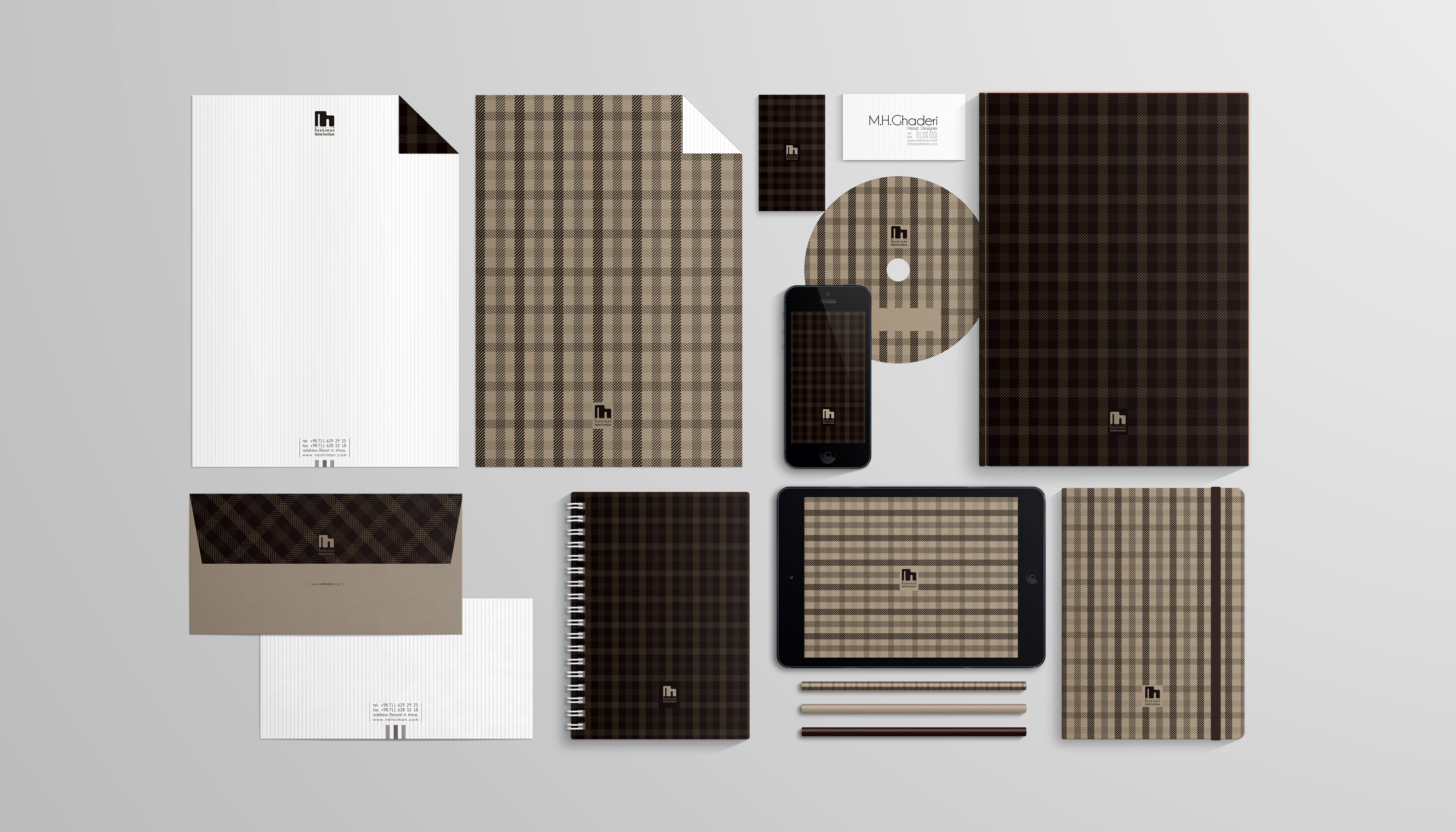 Corporate Identity Design | Neshiman Furniture Design Co.