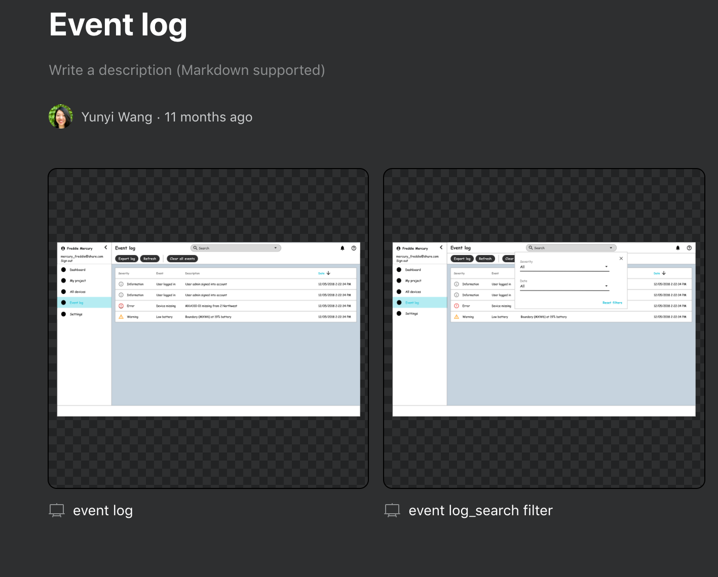 Branch_Event log