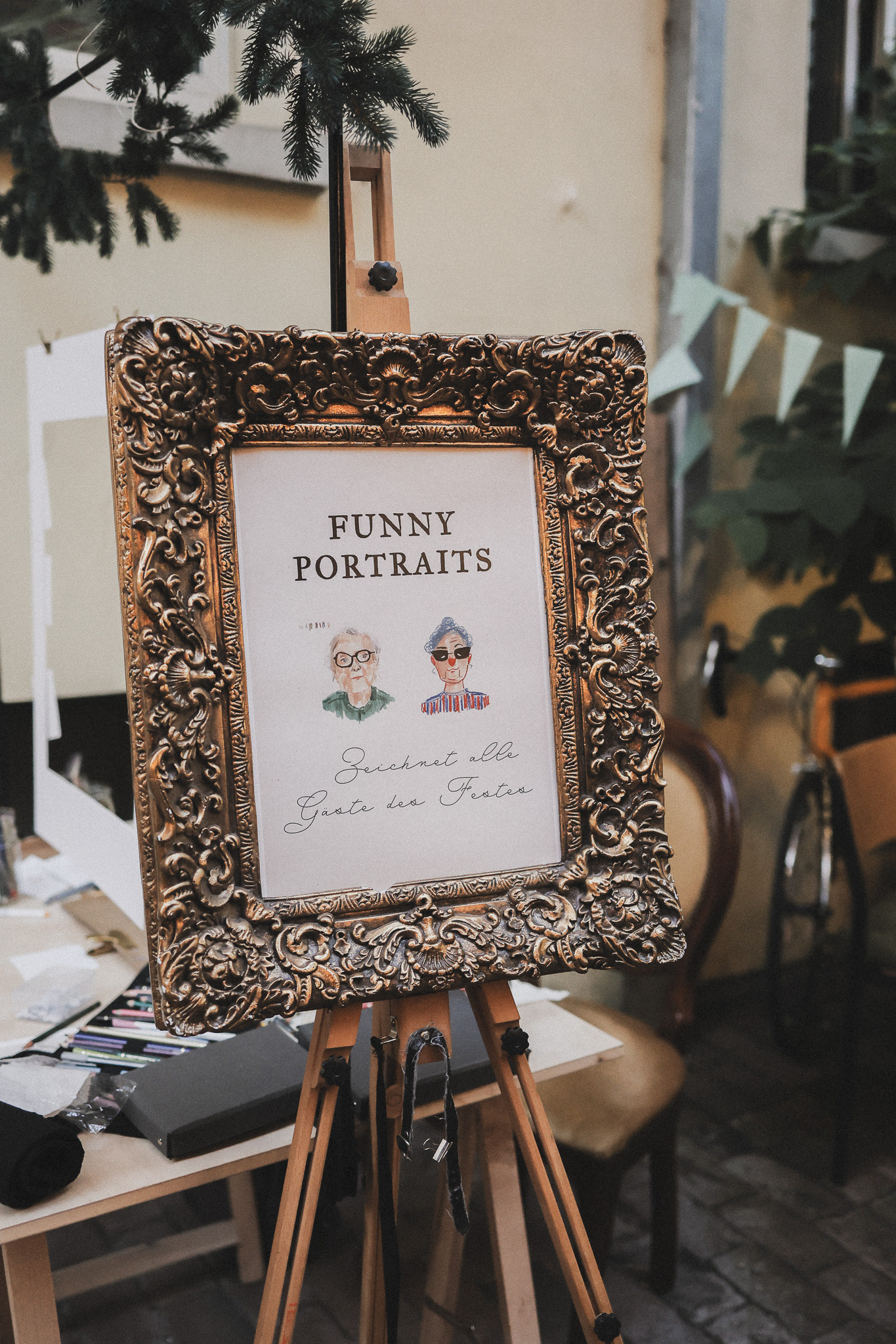 Zeichenspiel "Funny Portraits"