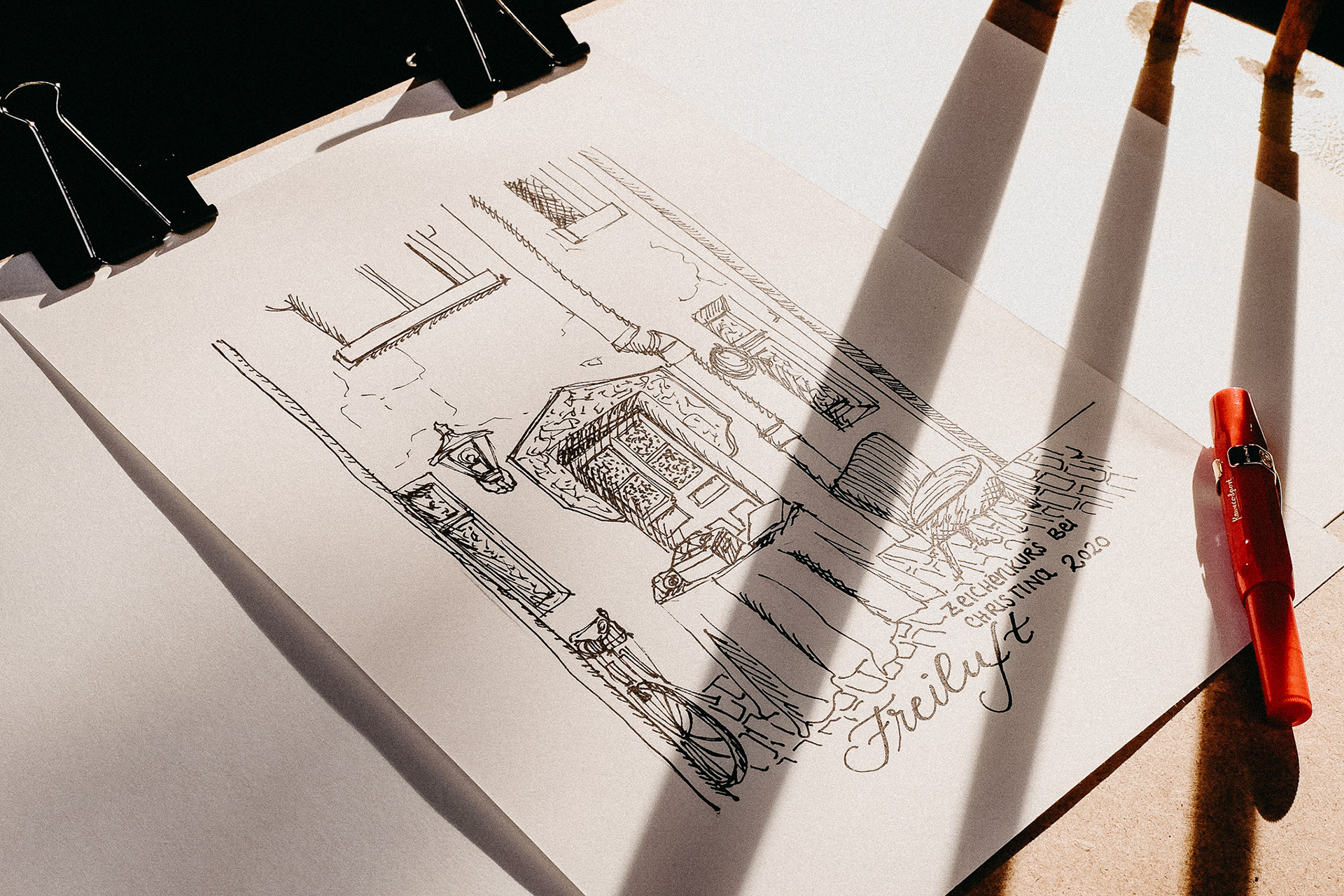 Zeichnung von Katharina