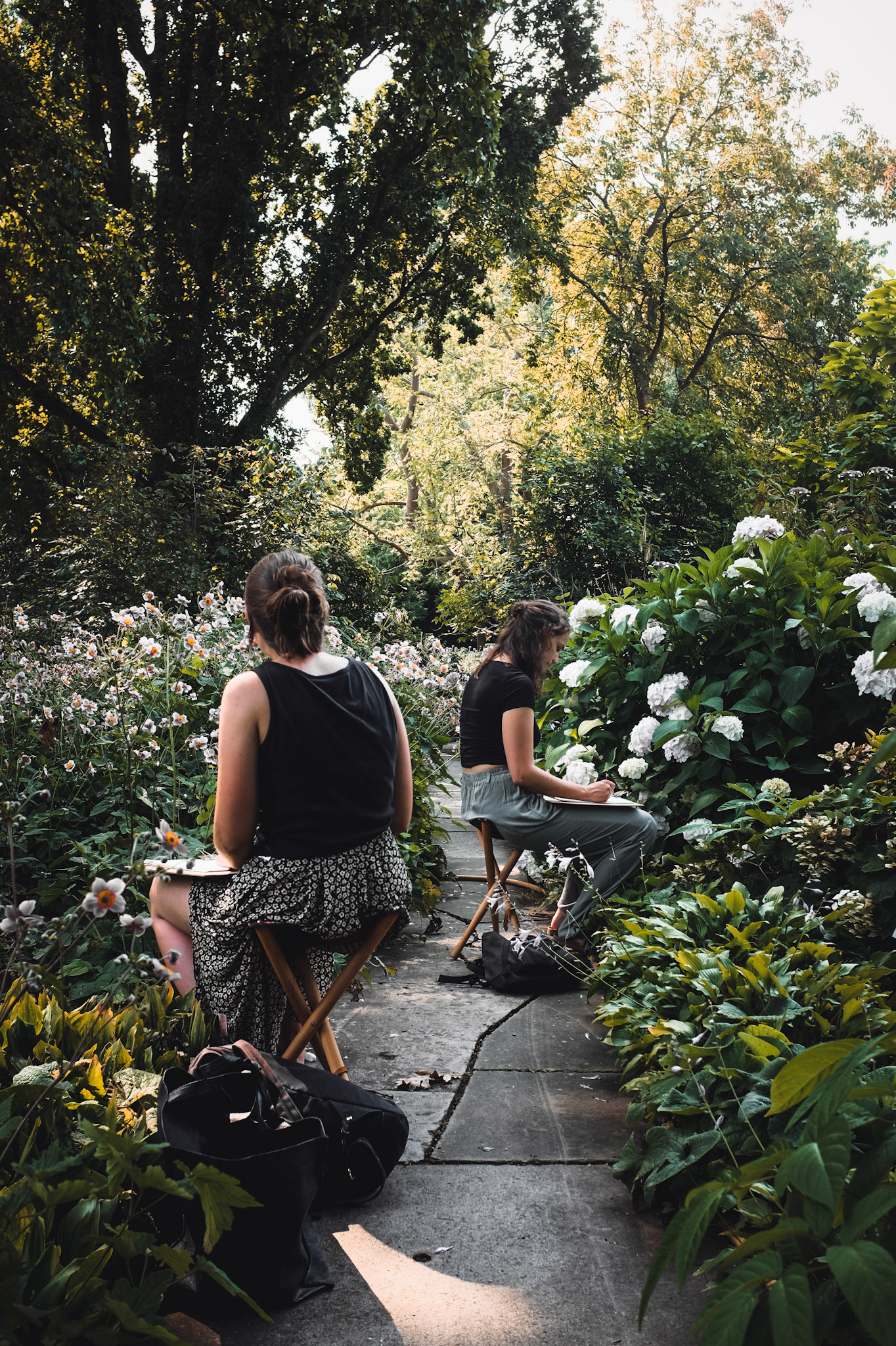 Zeichnen im Berggarten