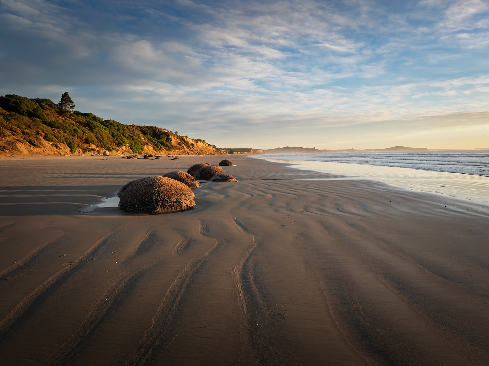 Moeraki Boulders at Sunrise