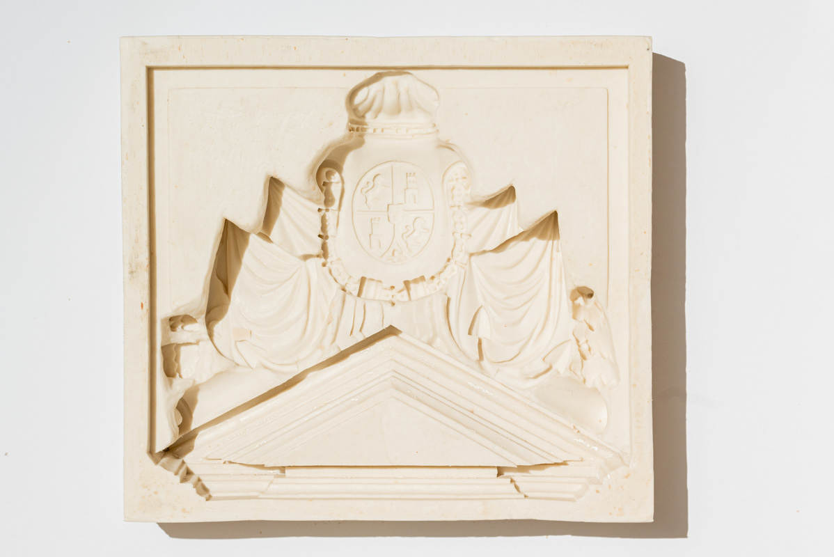 Molde de silicona Escudo de armas de Carlos III del Palacio de la Aduana