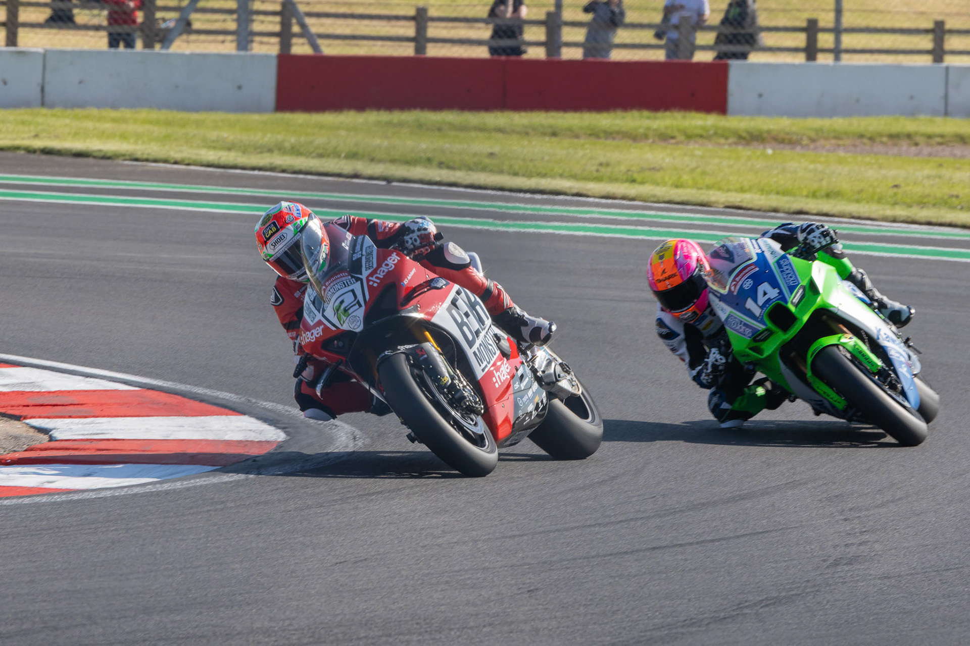 Glenn Irwin and Lee Jackson