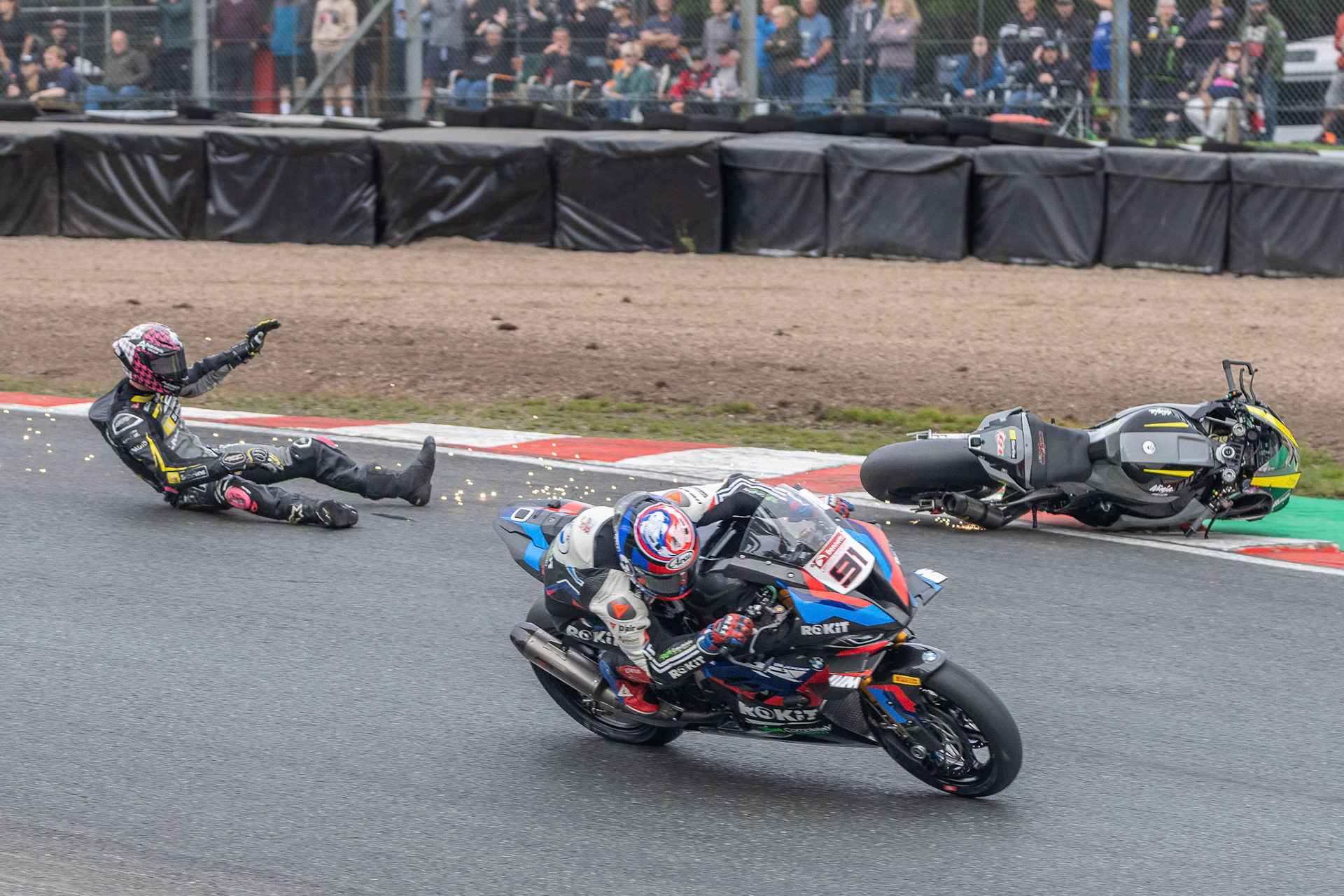 Leon Haslam with Storm Stacey