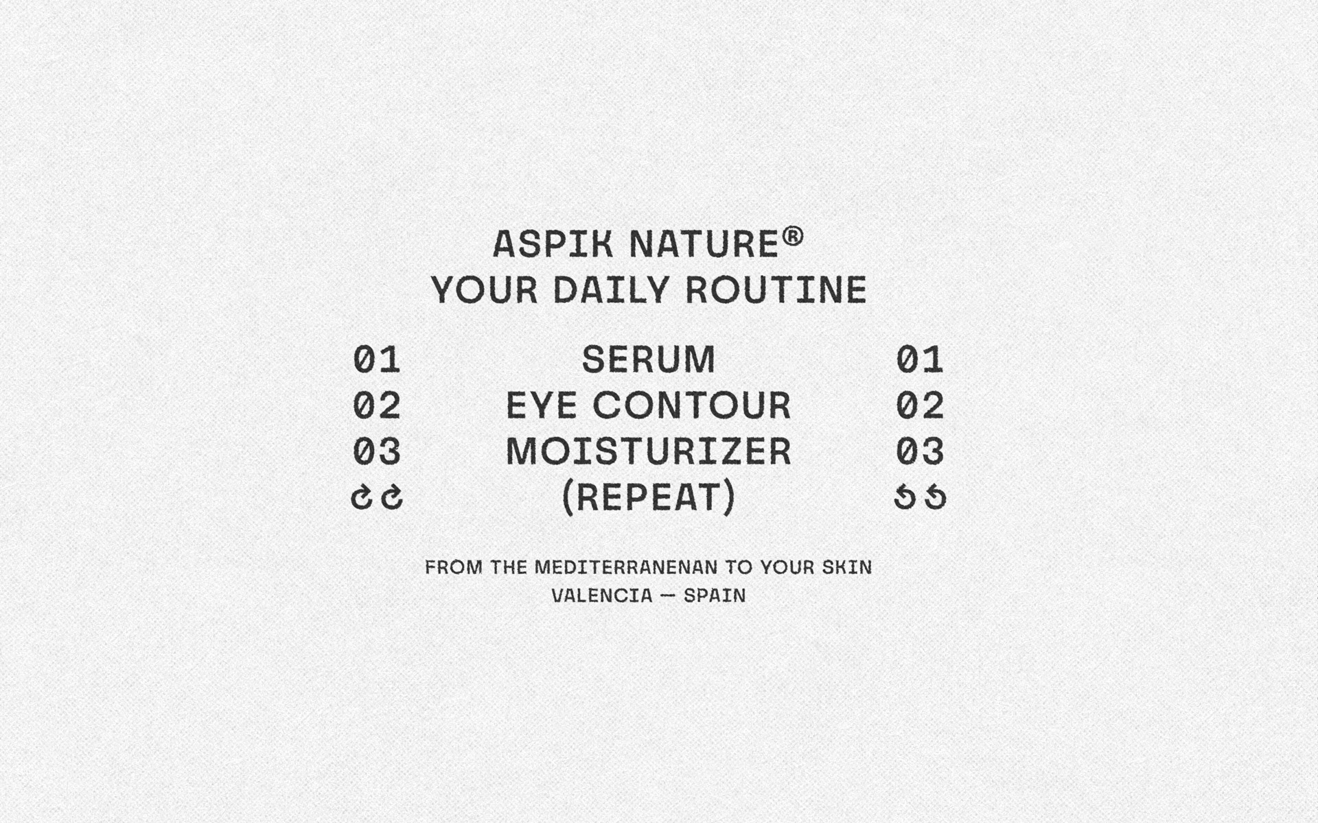 Aspik Routine text