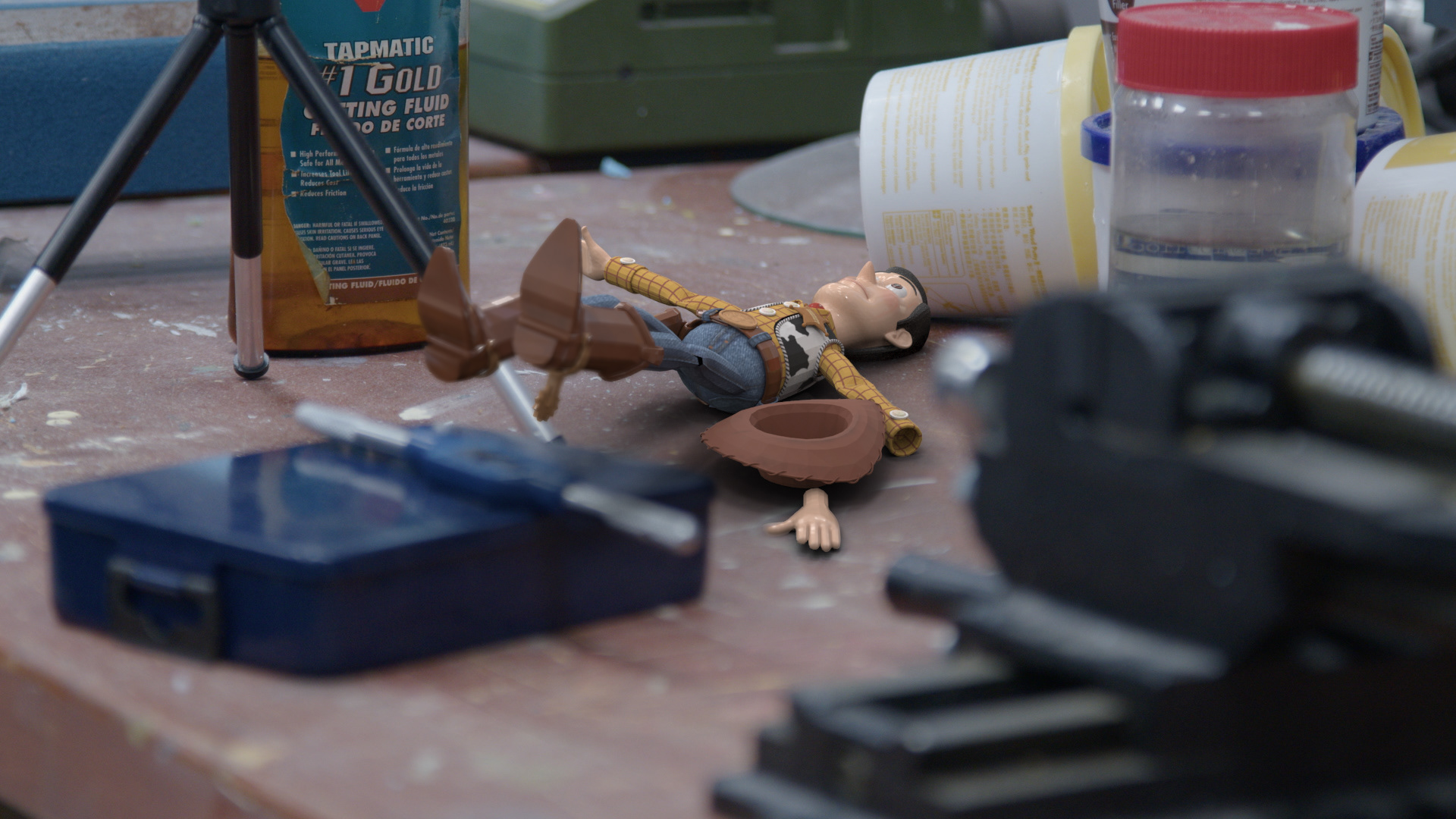 Woody On the table_ Digital Compositing