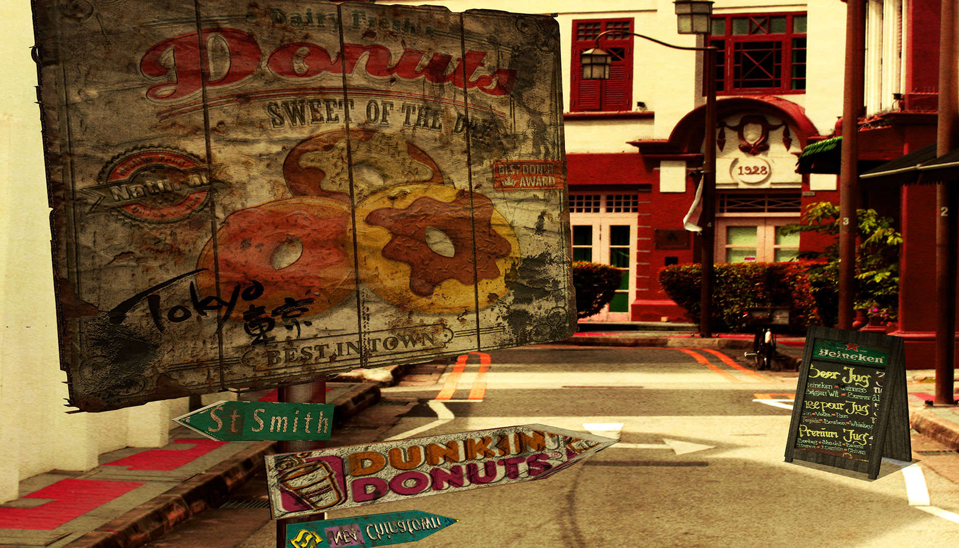 3D Signboard Compositing