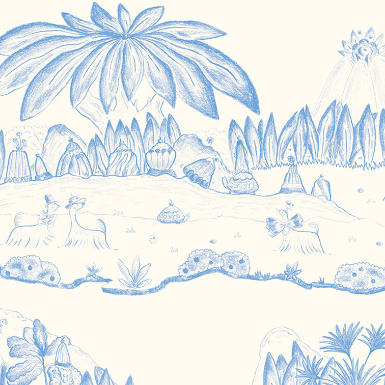 Motif Le Goûter aux Oies