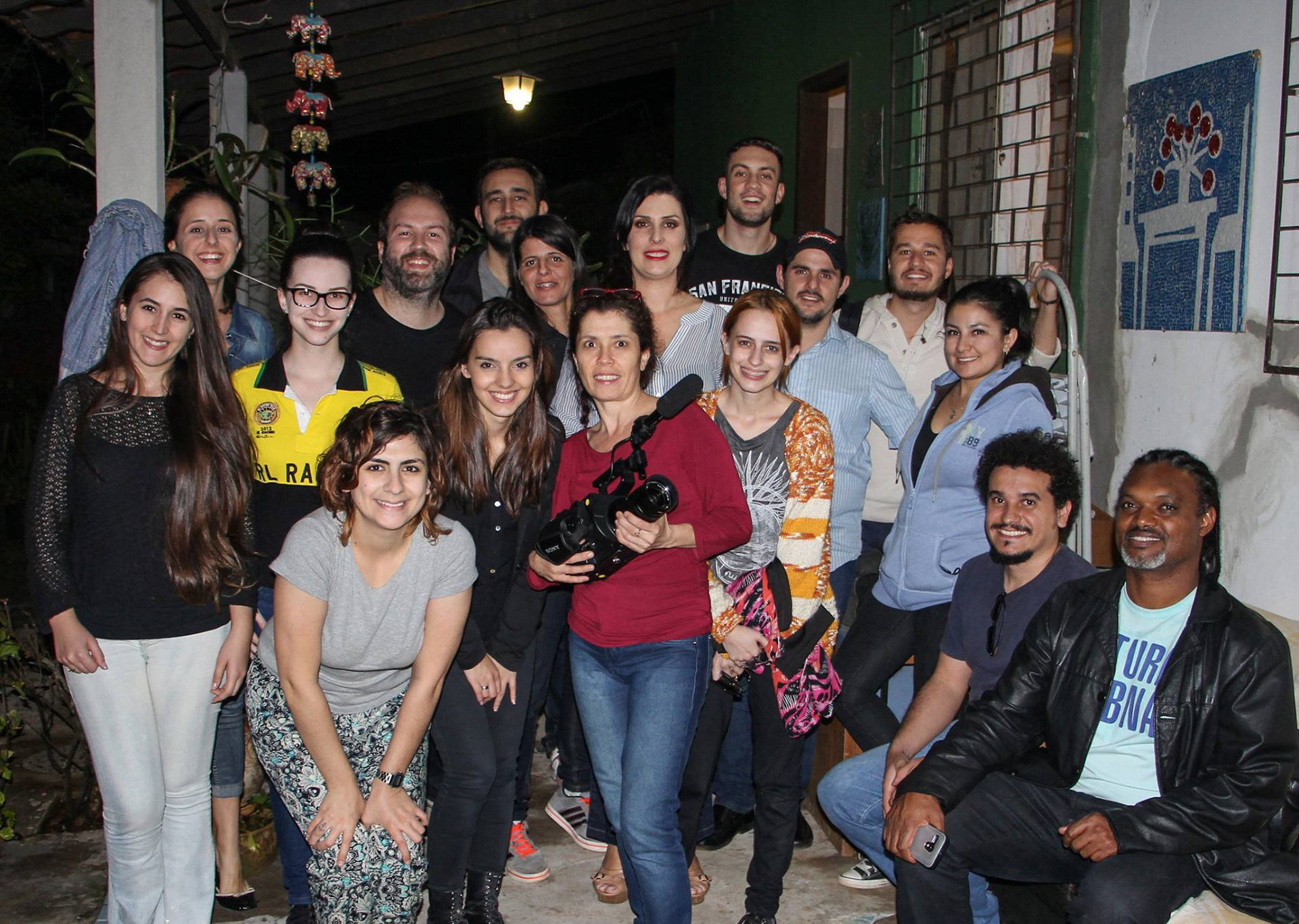 2016. Produção & arte. Equipe do curta-metragem "O Retrato", de direção de Jackeline Seglin. 