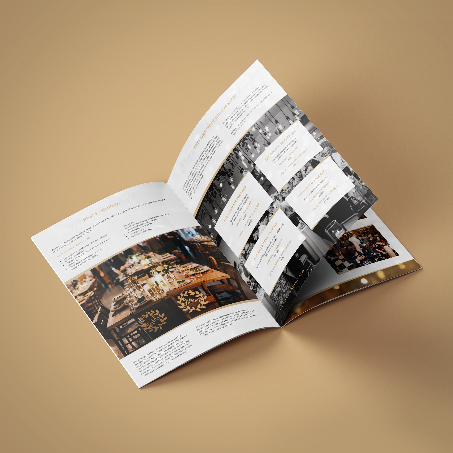 2022 Wedding Brochure - Inside Spread