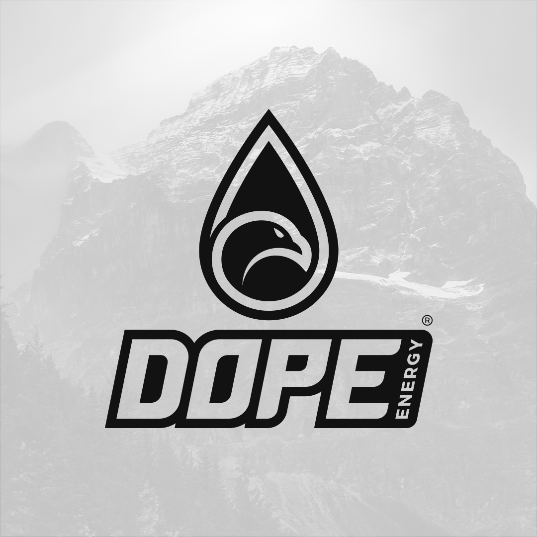 Full logo with custom 'Dope' lettering