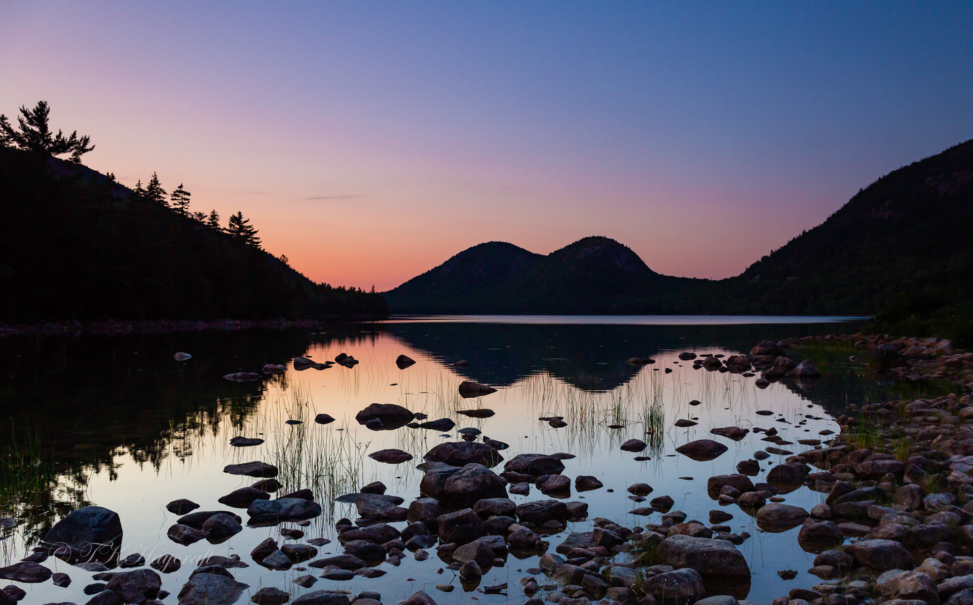 Sunset Bubble Pond