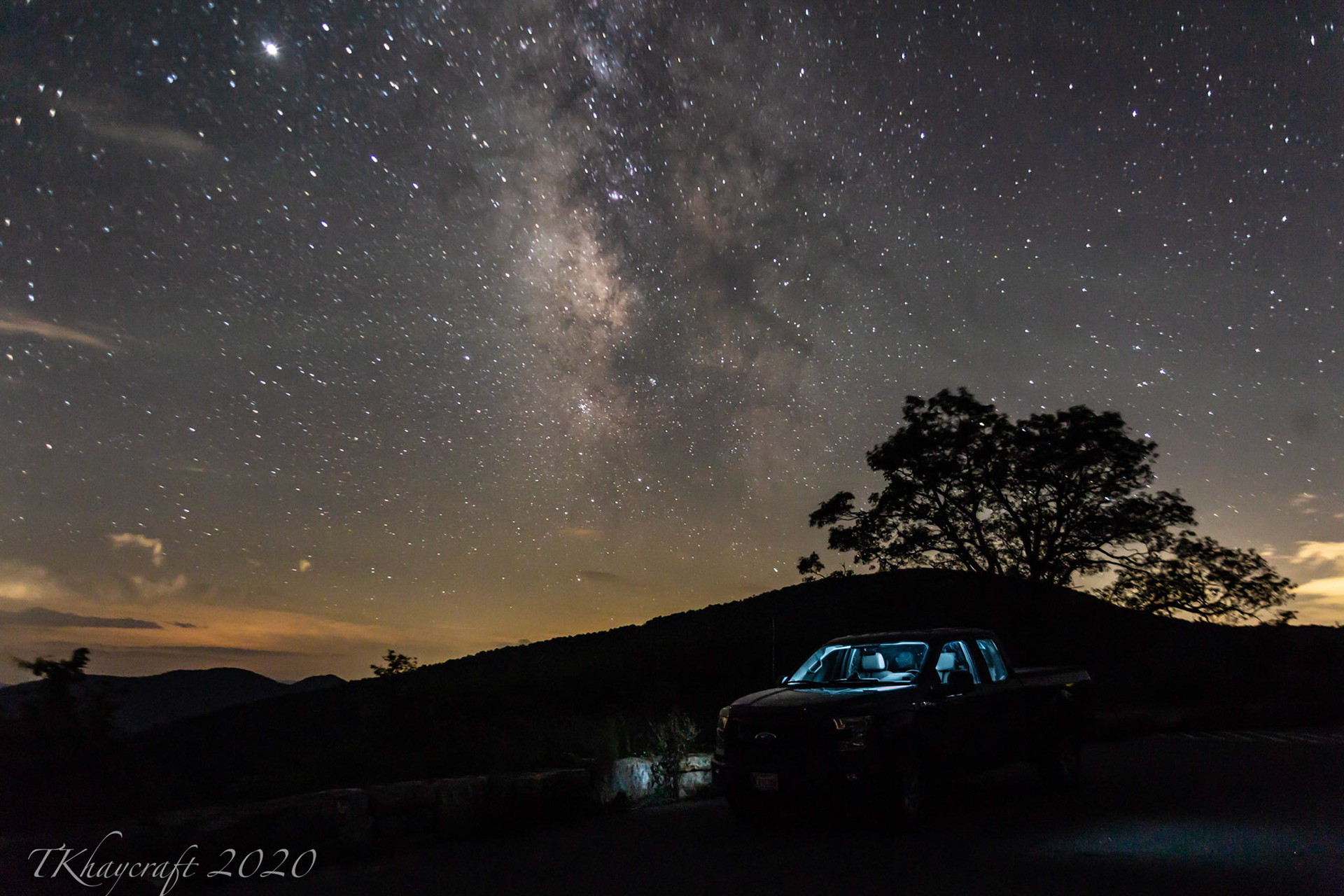 Milky Way, Shenandoah National Park, Skyline Drive