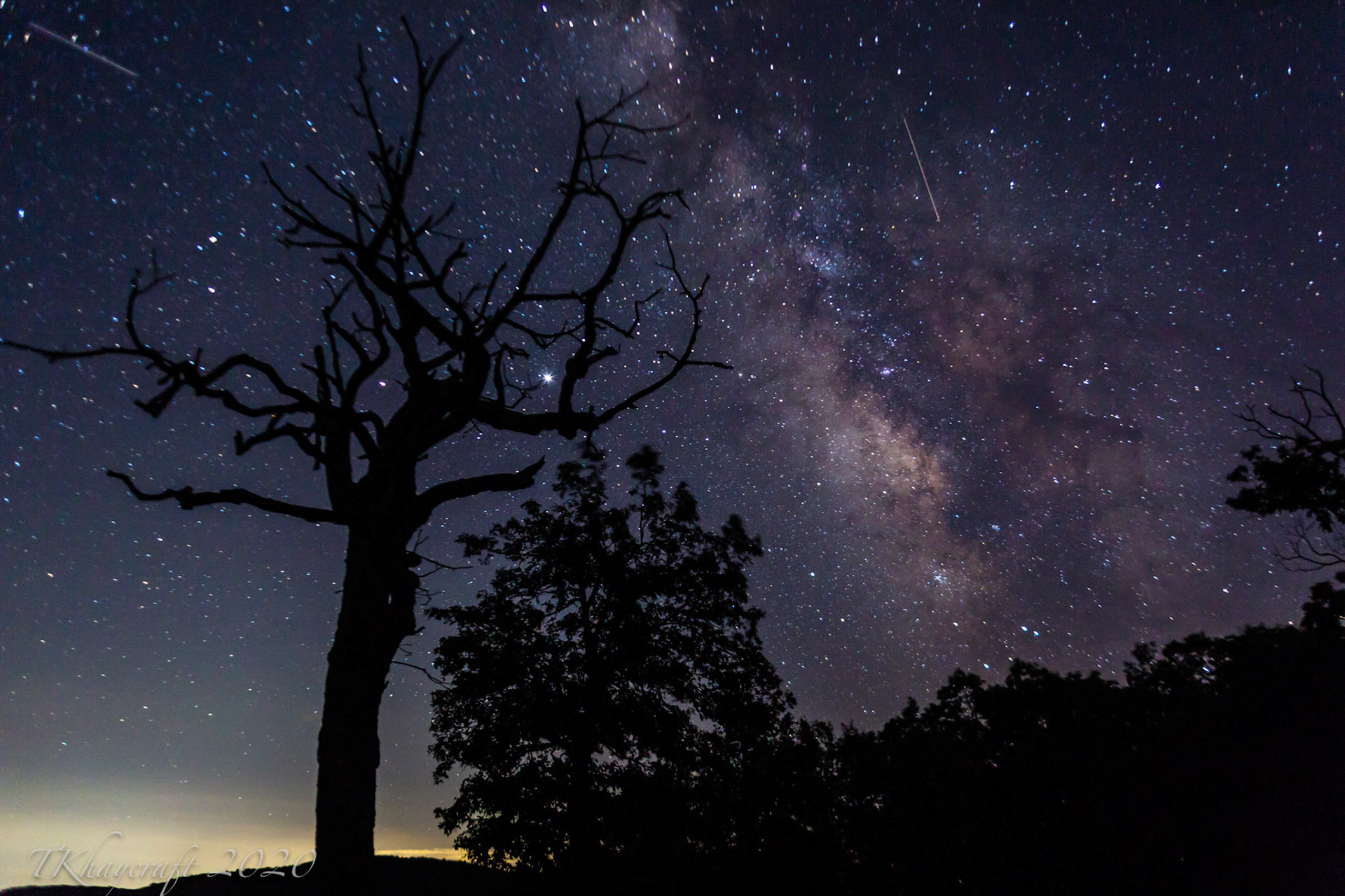 Milky Way, Shenandoah National Park, Skyline Drive