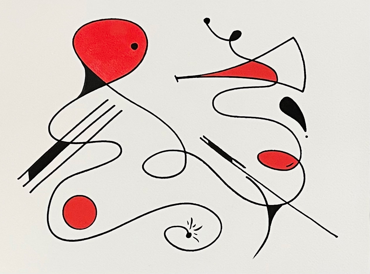 ETUDE IV 2022/118 11.5X15" - Indian Ink and Acrylic Gouache on Arches Paper