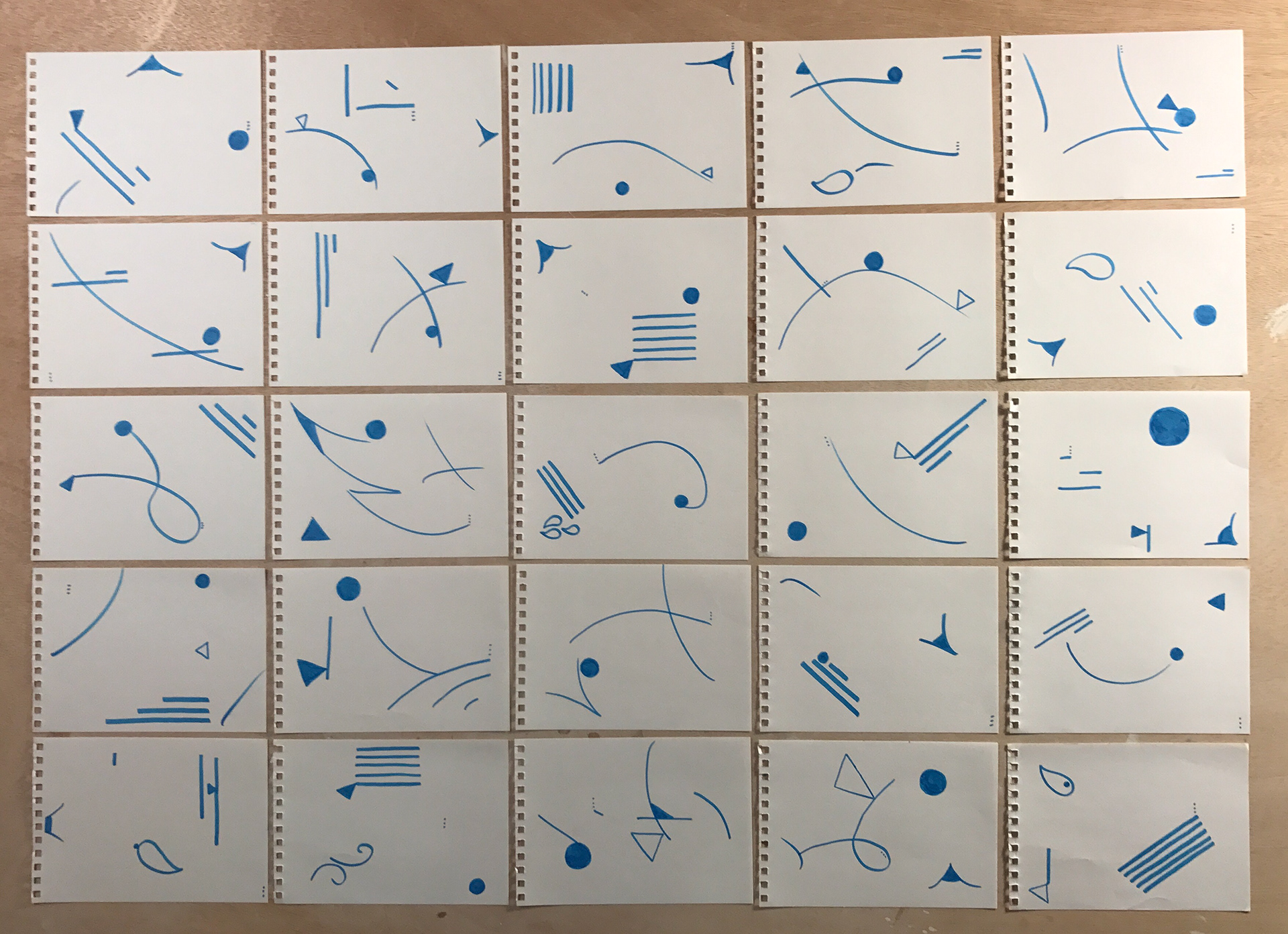 Etude Zero - 2016 - 21" x 29"- Indian Ink on Arches paper