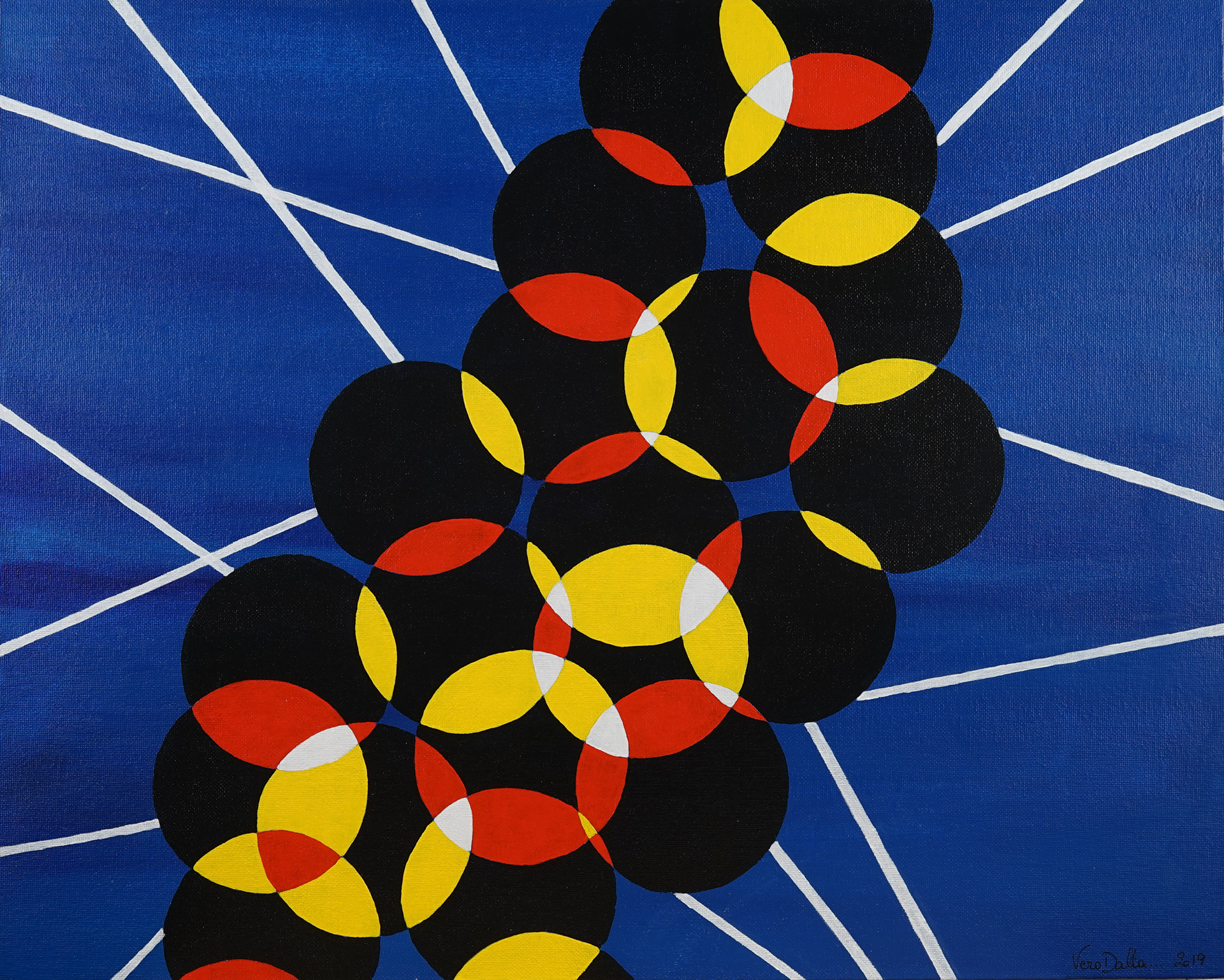 Etude 30 - 2019 - 16" x 20" - Indian Ink and Acrylic on Canvas Board