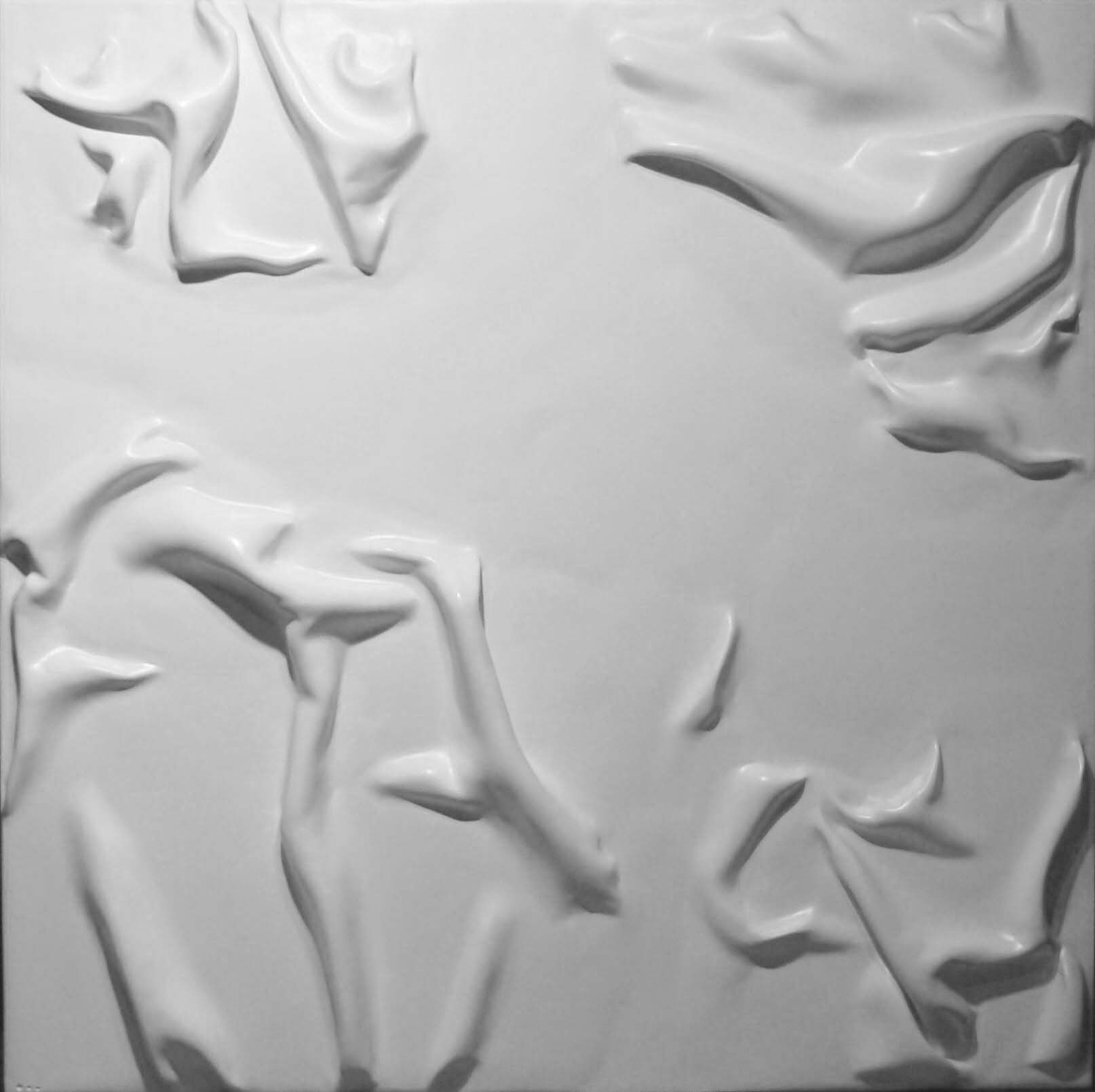 Inner Journey 1 - 2010 - 39" x 39" - Mineral Paste on Wood
