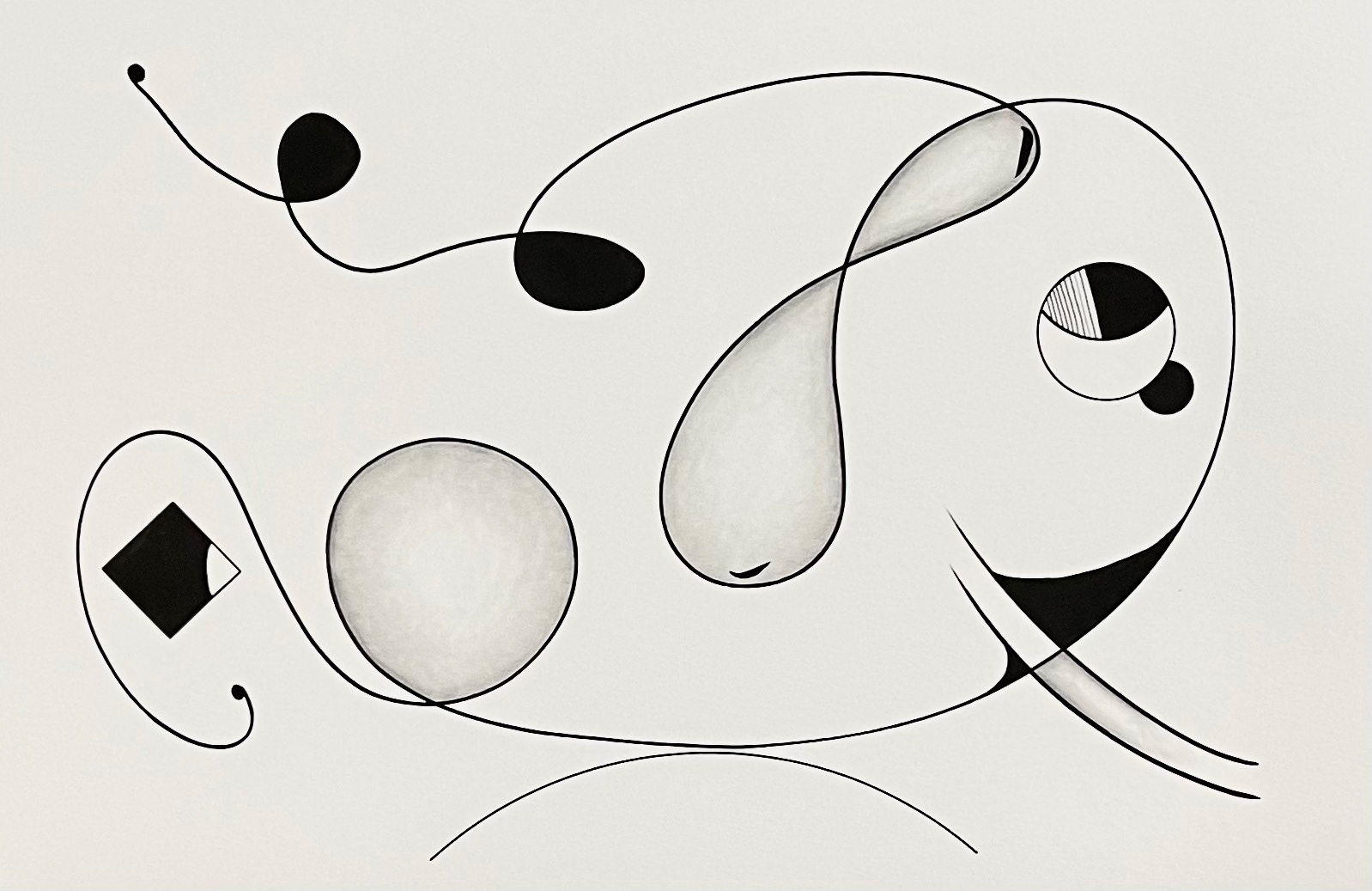 ETUDE IV 2022/124 12X18" - Indian Ink and Graphite on Arches Paper