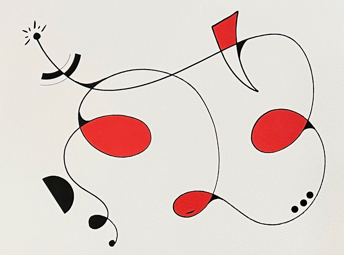 ETUDE IV 2022/120 11.5X15" - Indian Ink and Acrylic Gouache on Arches Paper