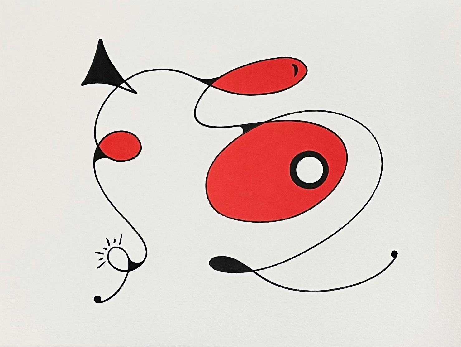 ETUDE IV 2022/117 11.5X15" - Indian Ink and Acrylic Gouache on Arches Paper