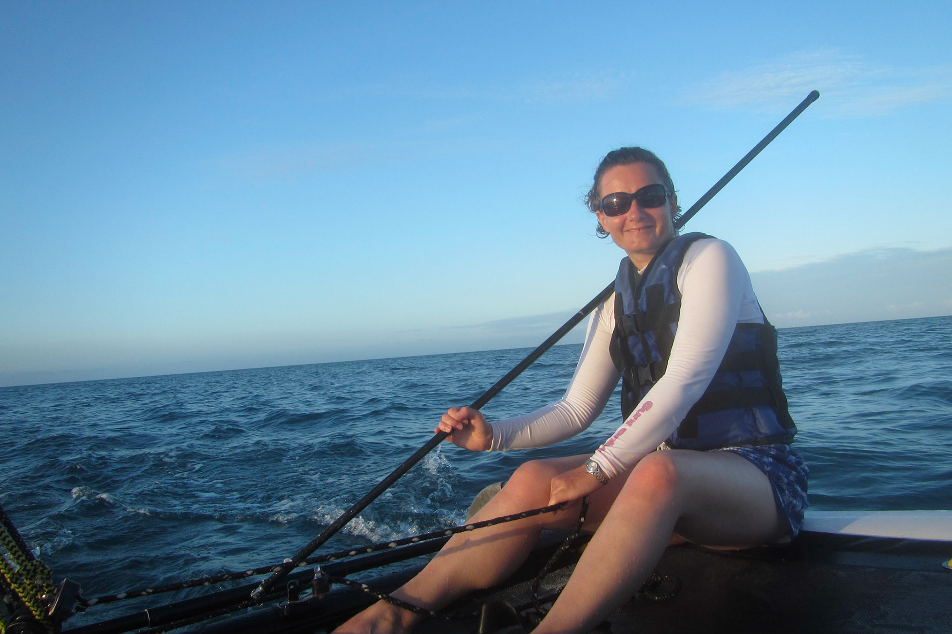 Out on the Hobie
