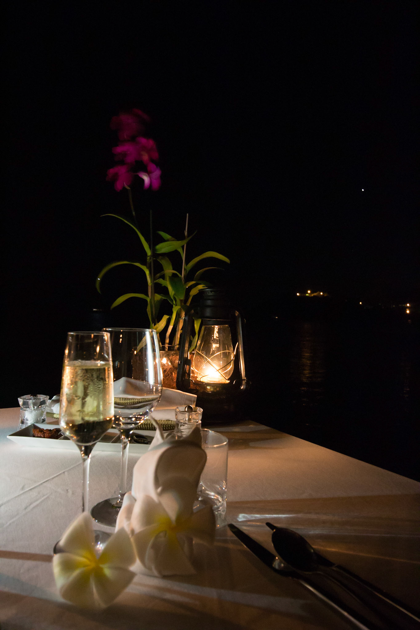 Dinner on the jetty