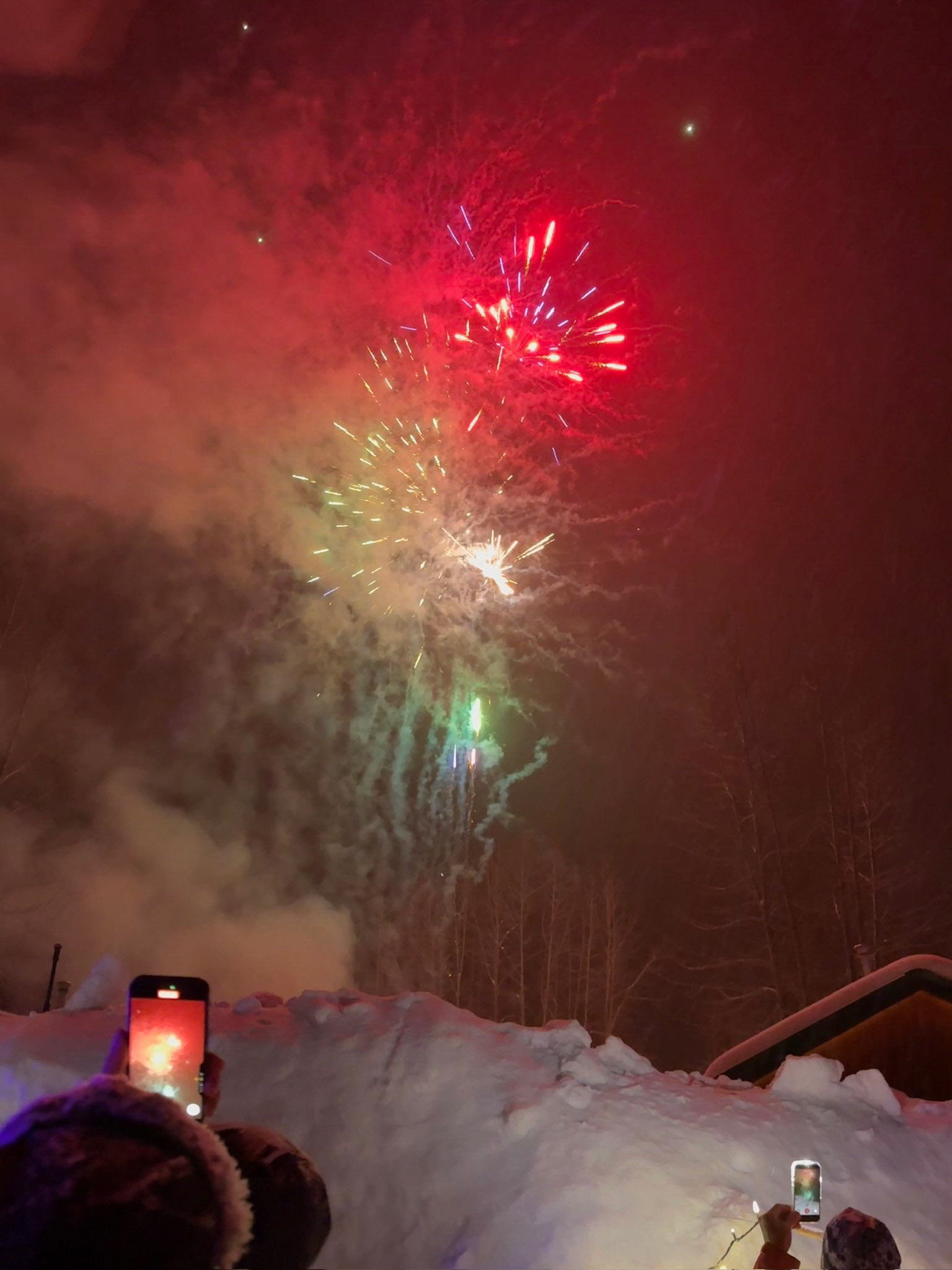 Fireworks on our last night