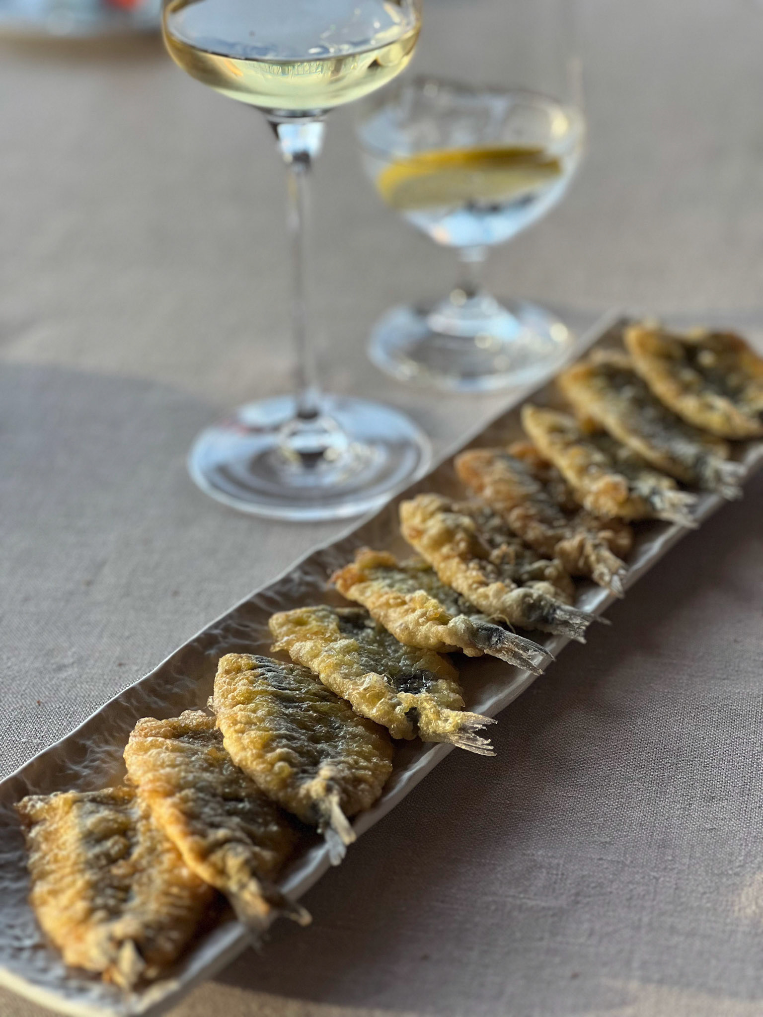 Anchovies at Oteiza, Hotel Akelarre