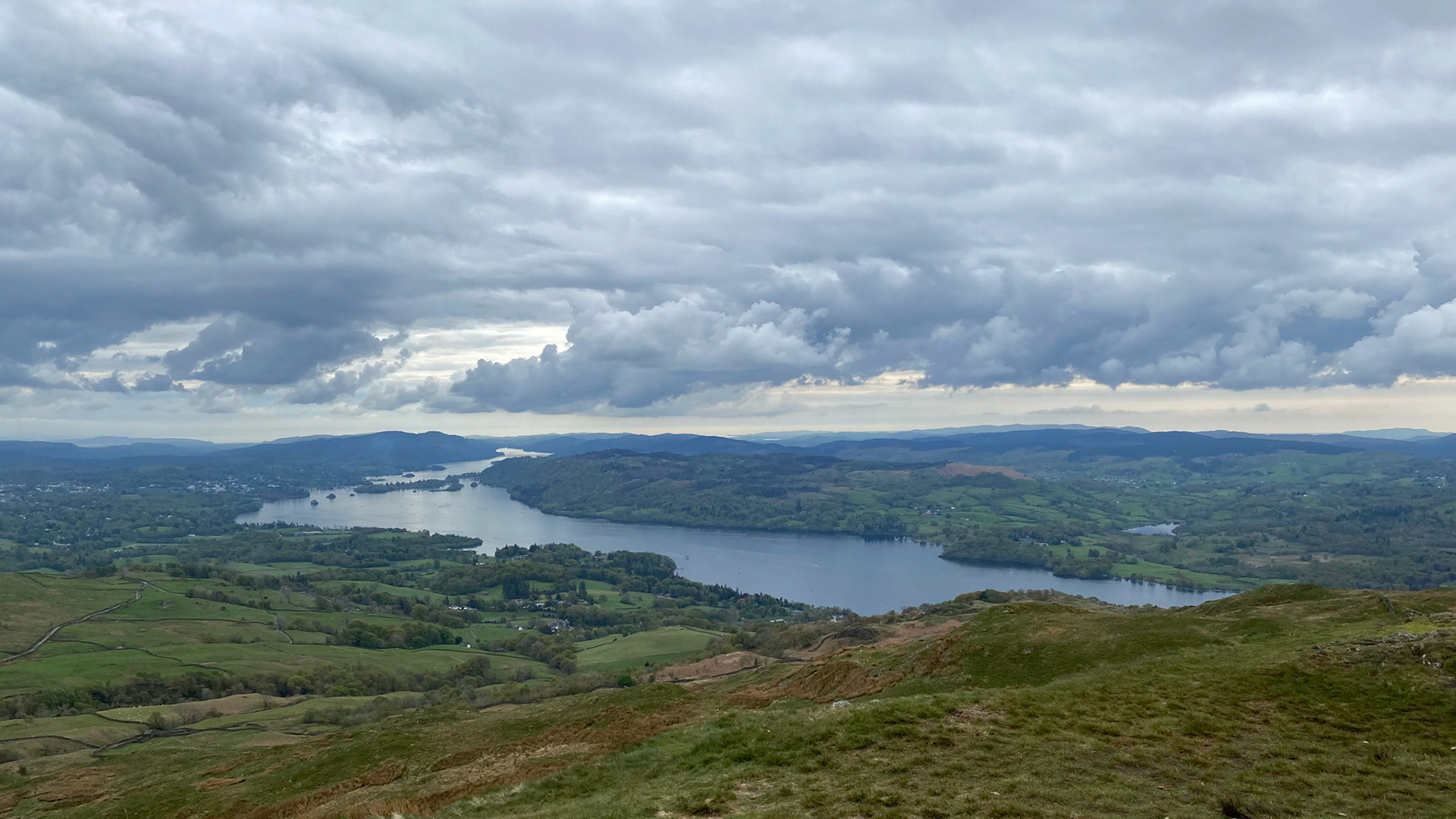 Lake Windermere from Wansfell Pike