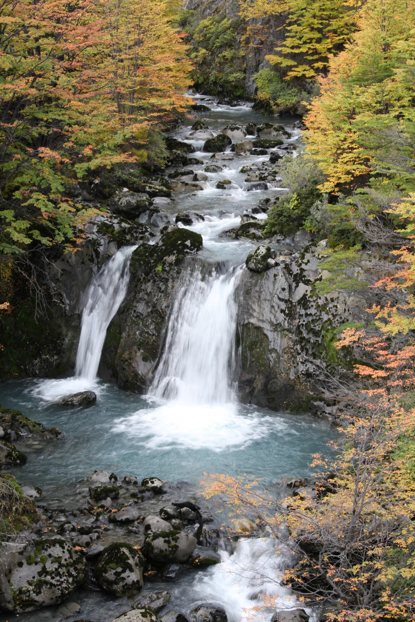 Waterfall, Grey Glacier walk