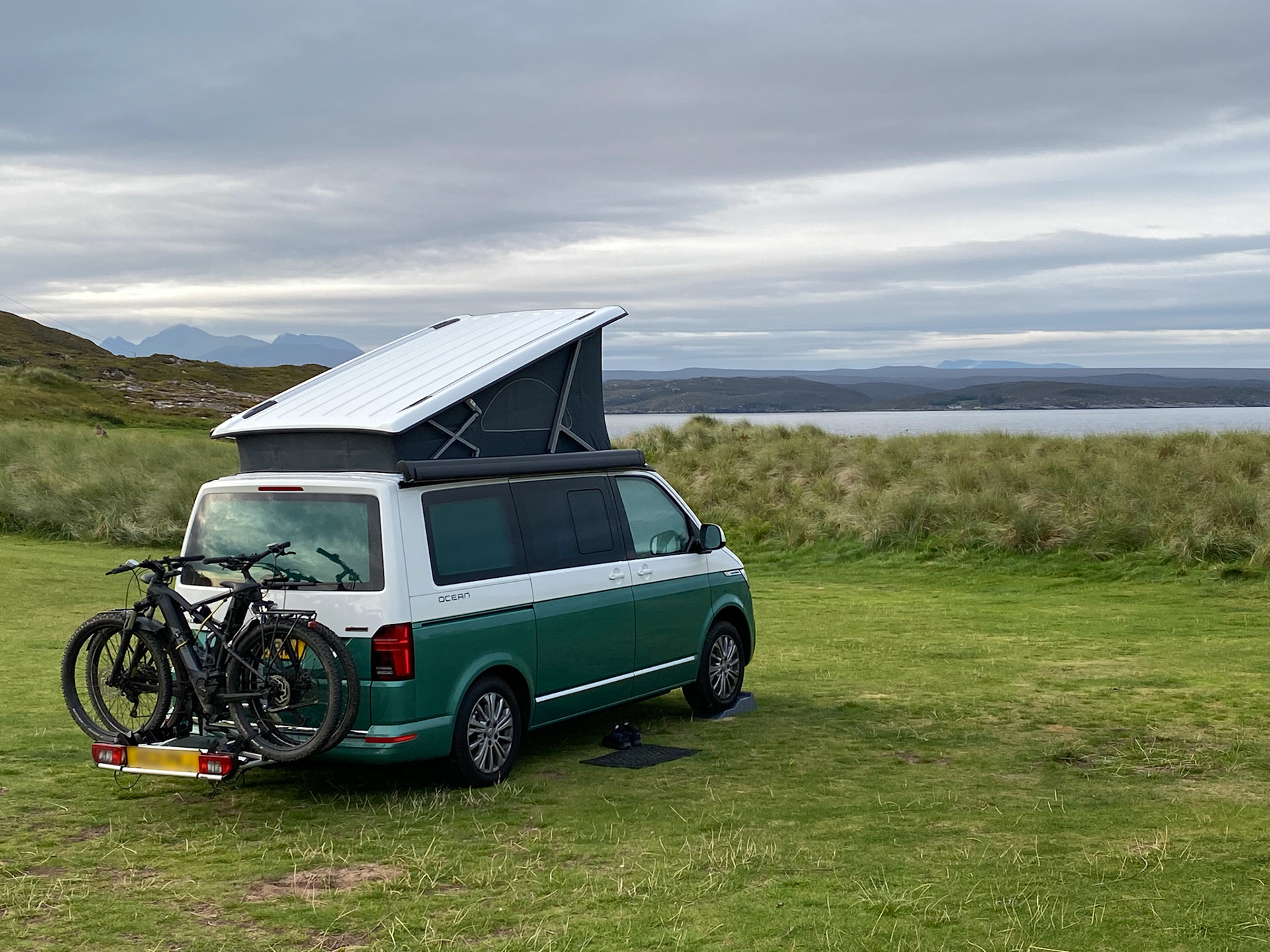 At Sands campsite, Gairloch