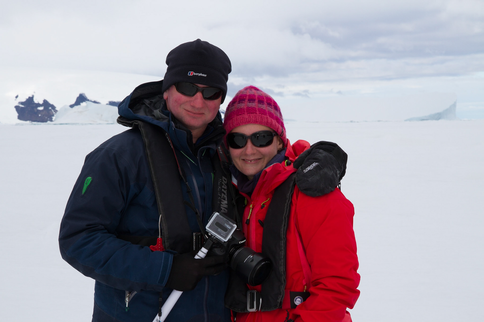 Us on the sea ice, Weddell Sea