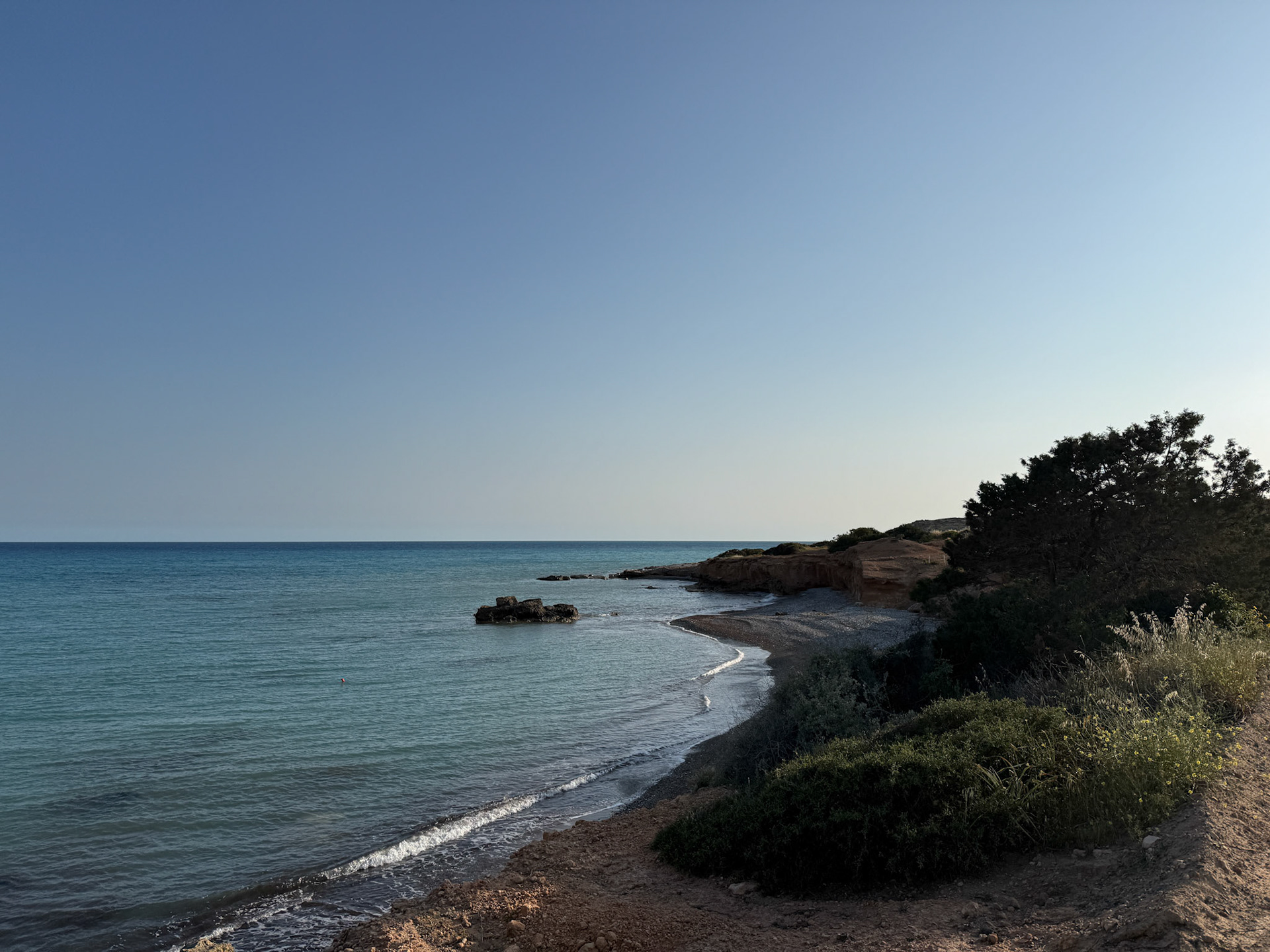 Walking from Melanda Beach to Pissouri Bay Bay