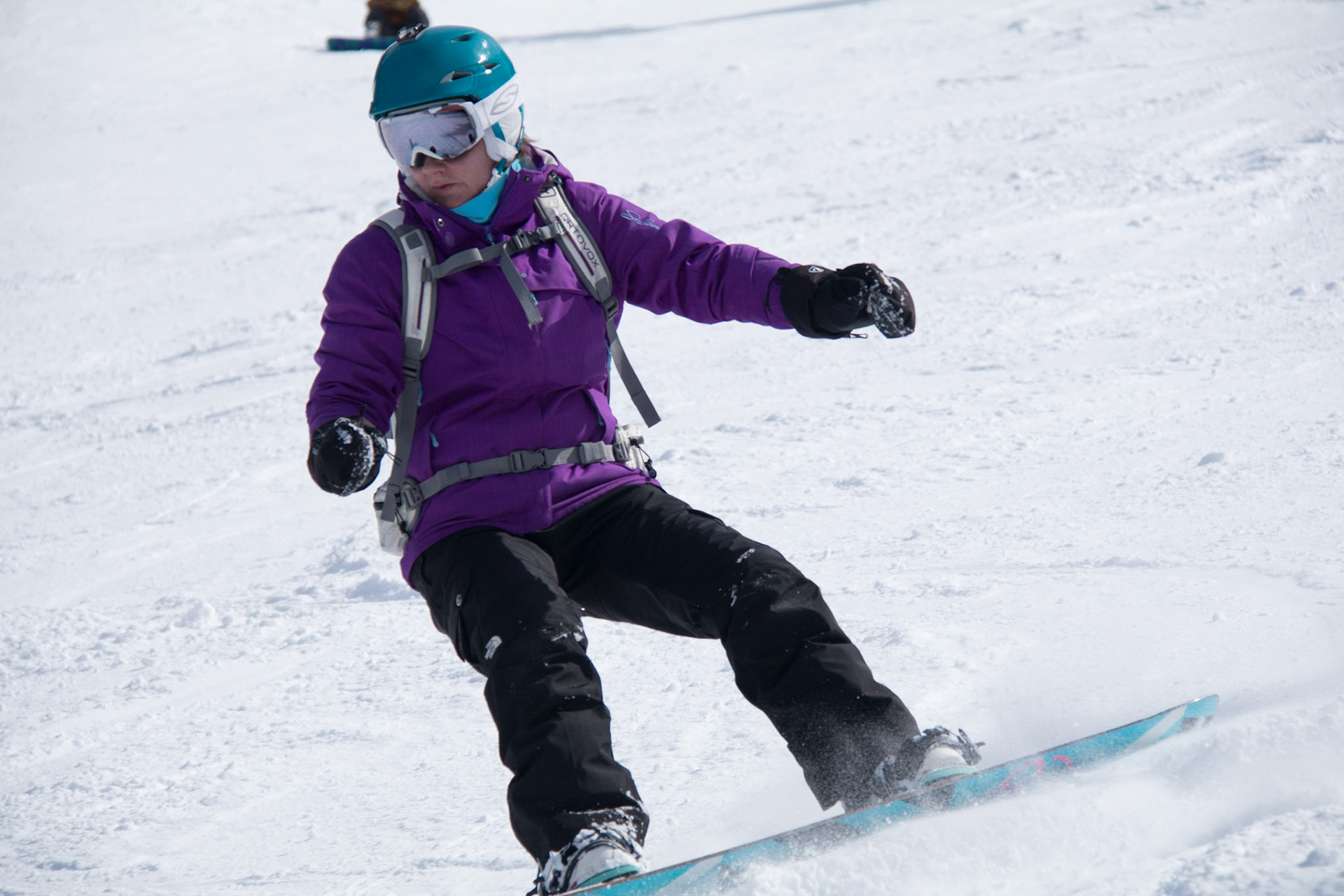Sue boarding