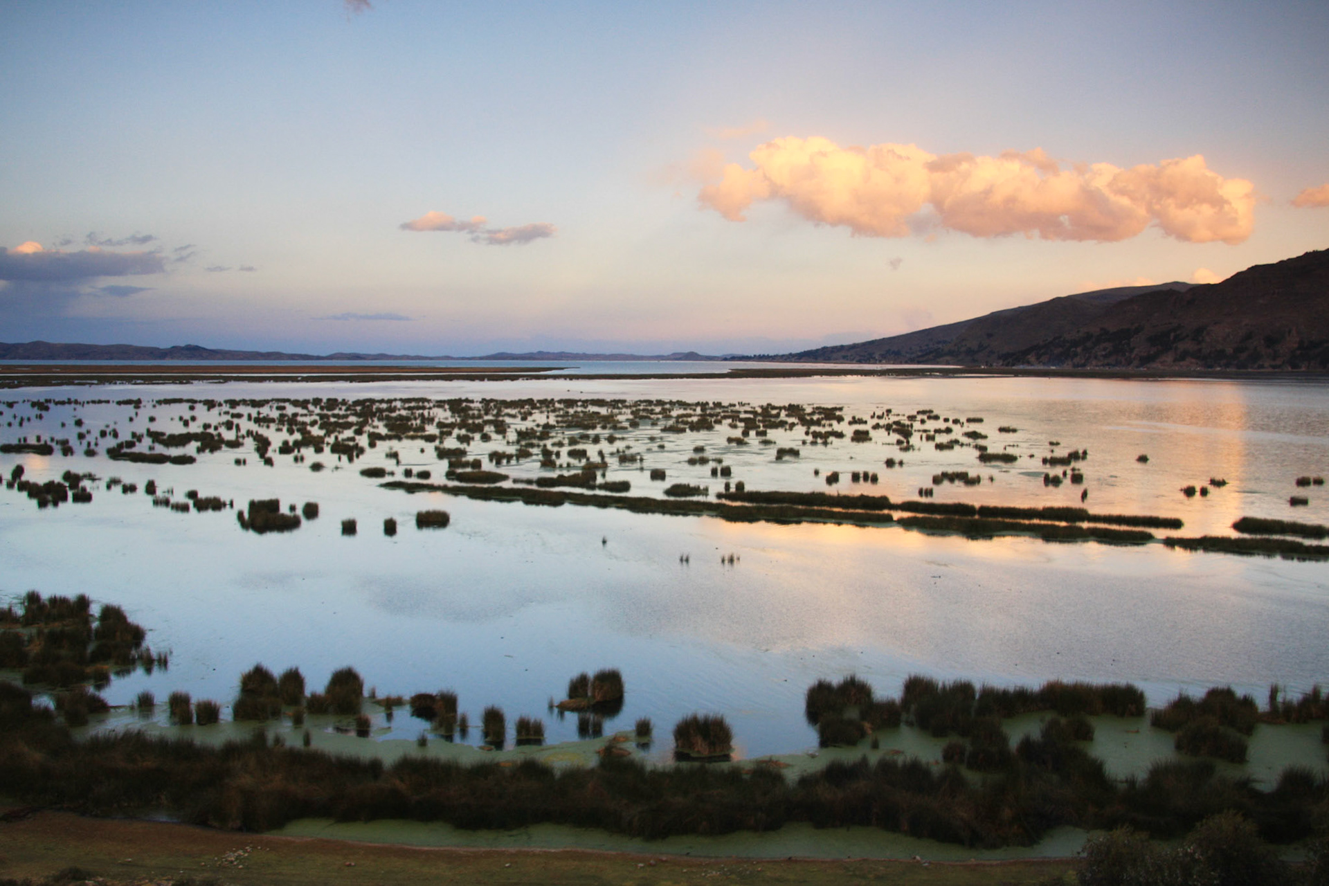 Sunrise, Lake Titicaca