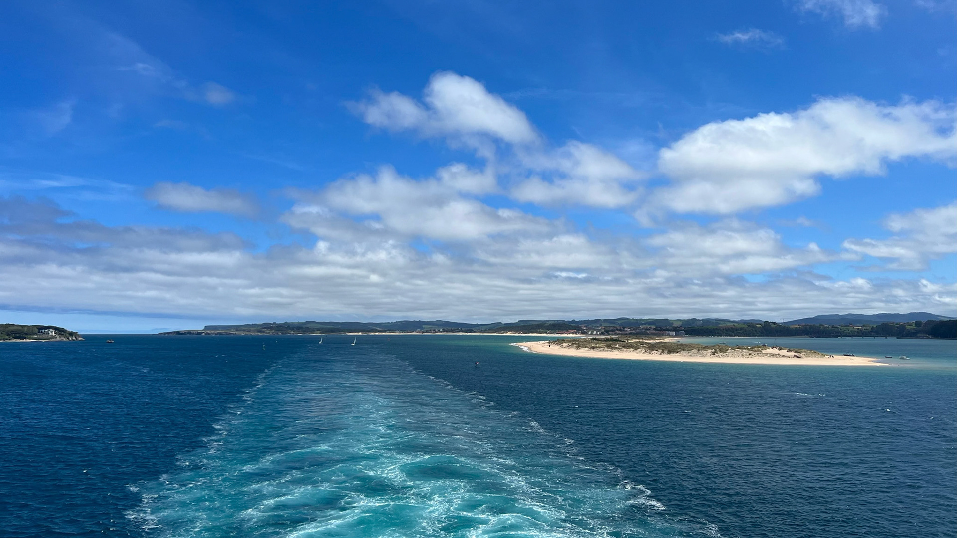 Arriving in Santander