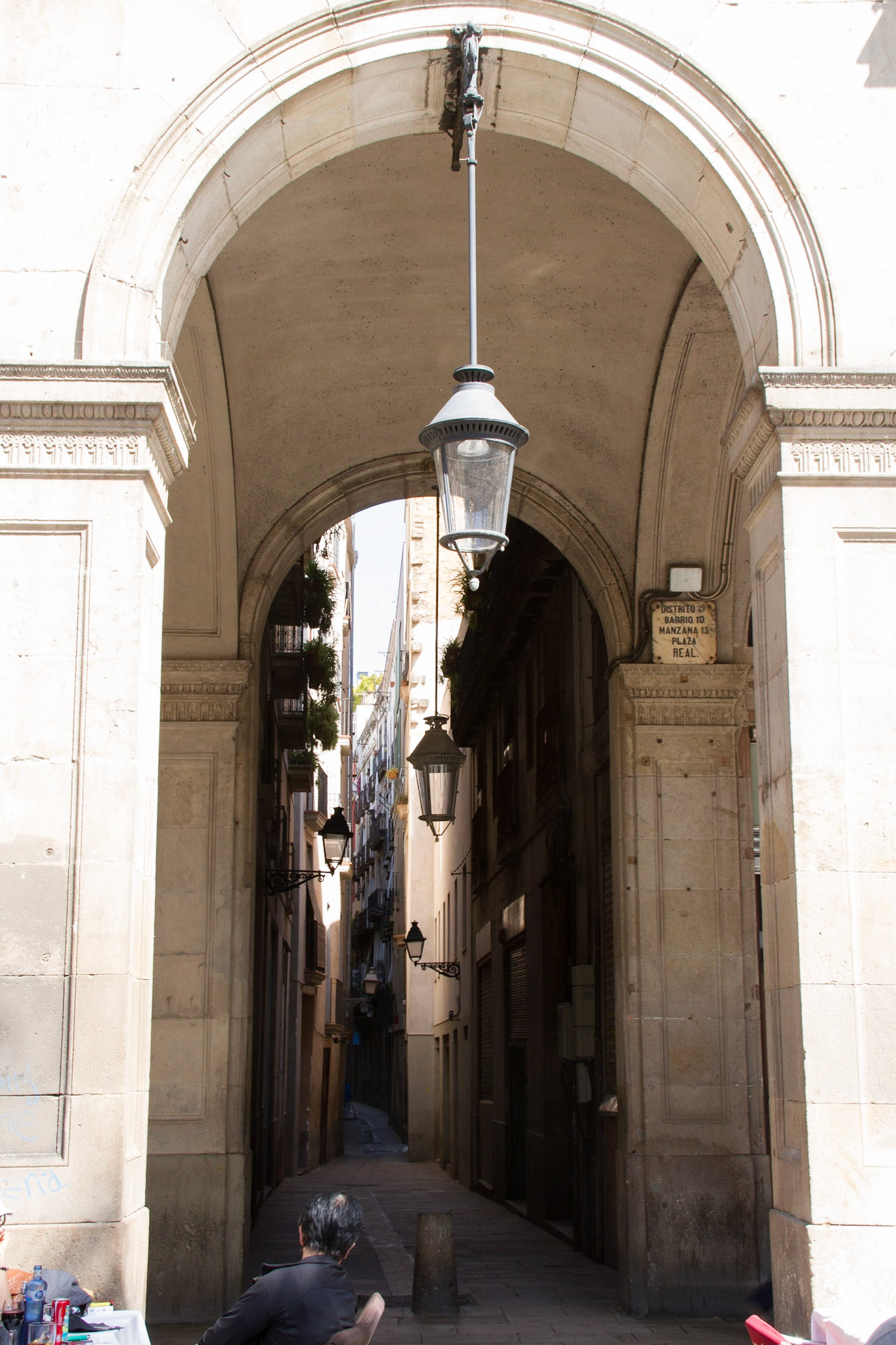 Narrow streets in the Gothic district