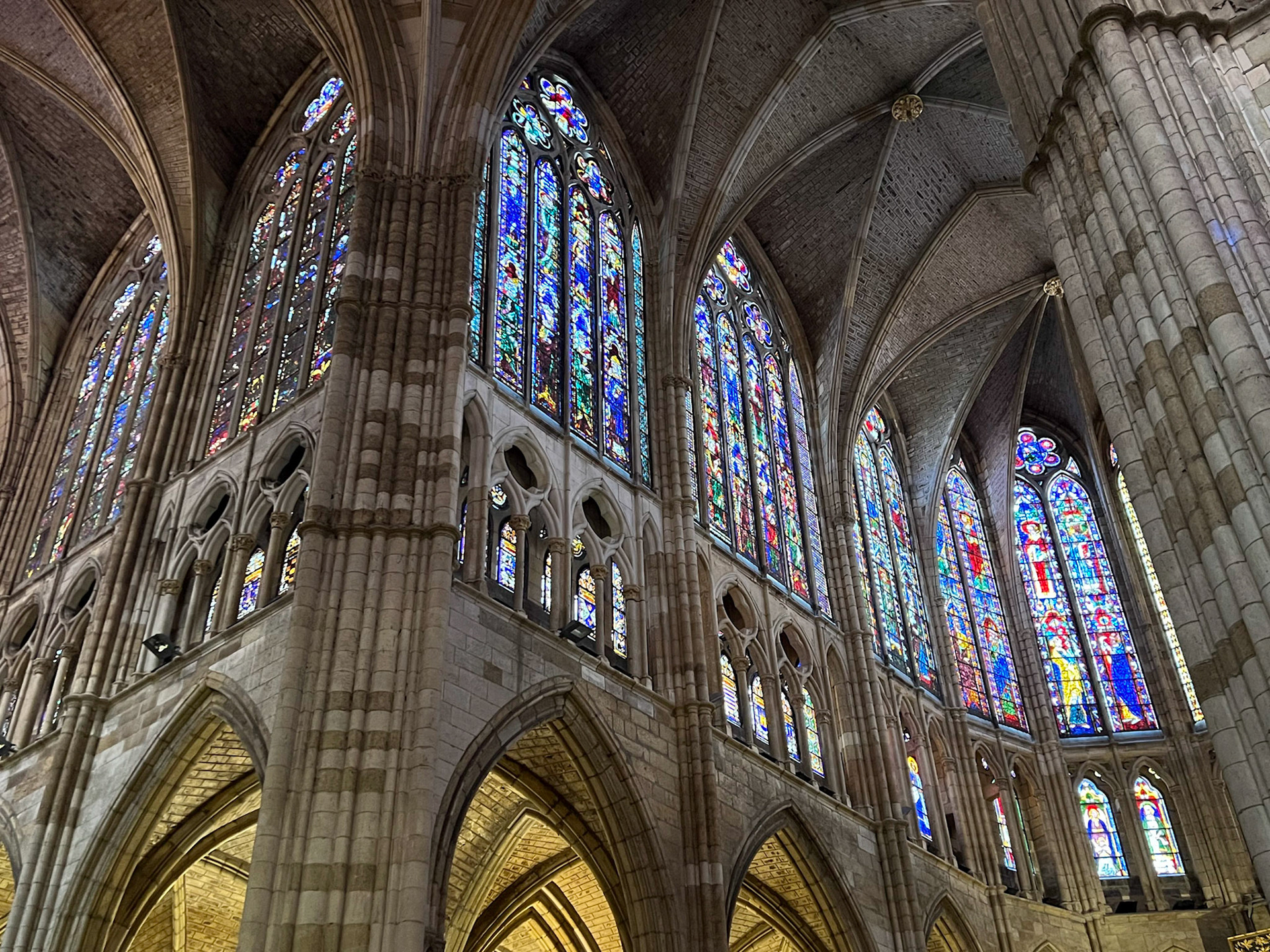Stained glass, Leon cathedral