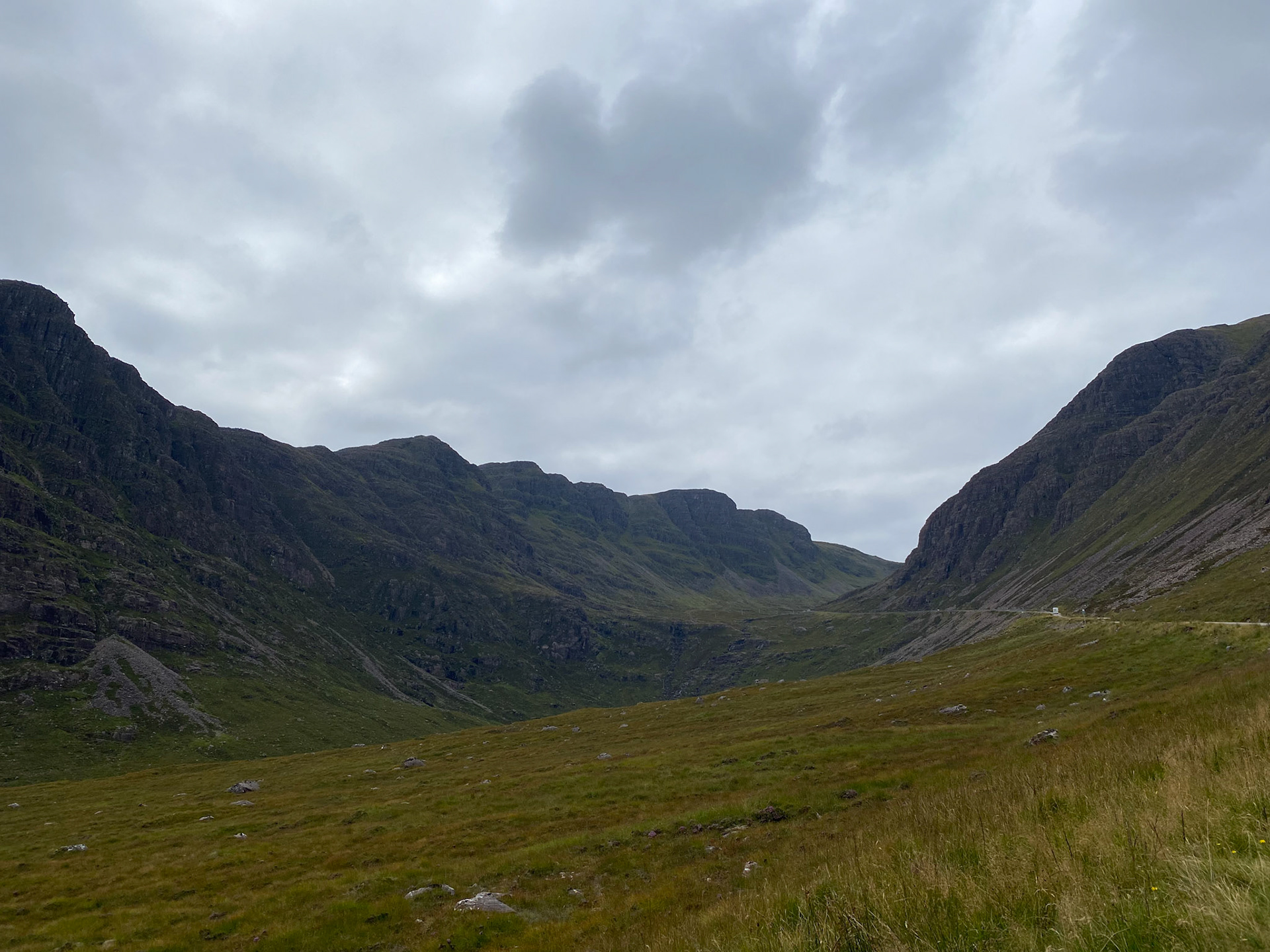 Driving up Bealach Na Ba