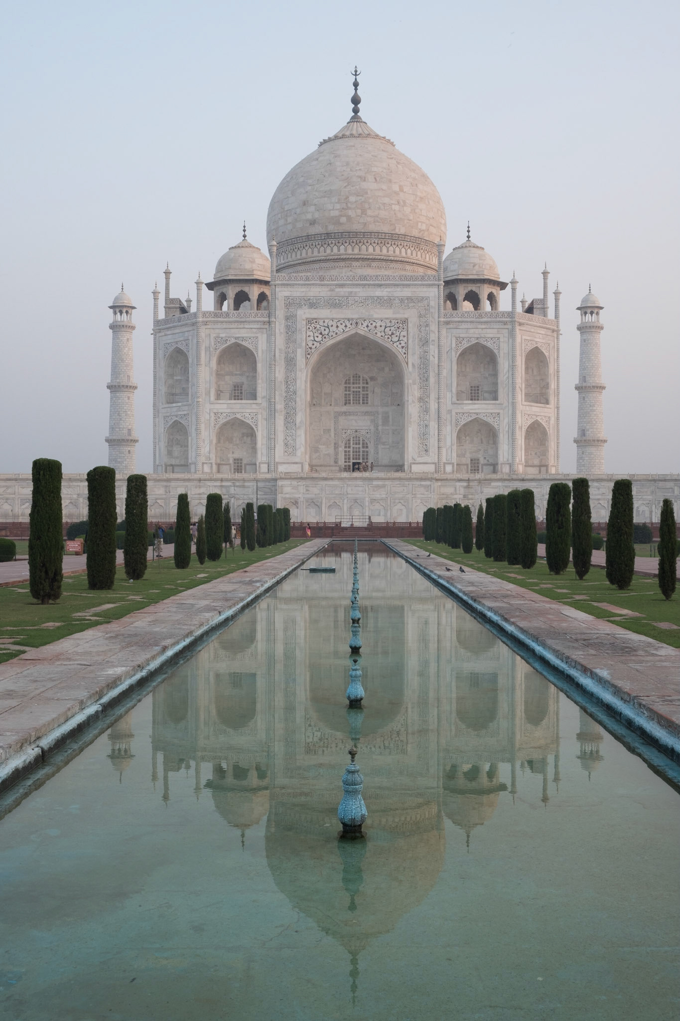 Taj Mahal at sunrise