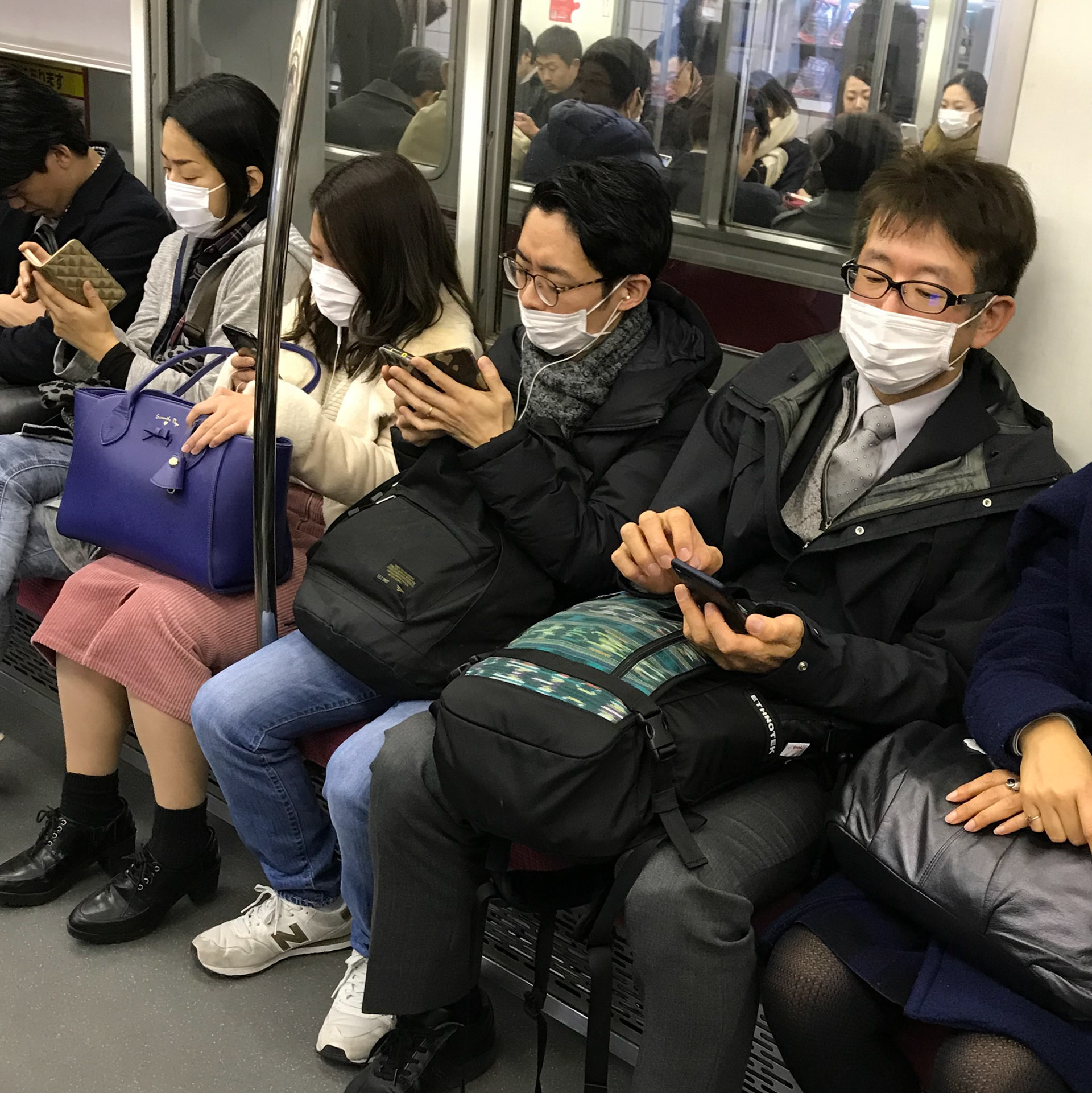Typical metro carriage