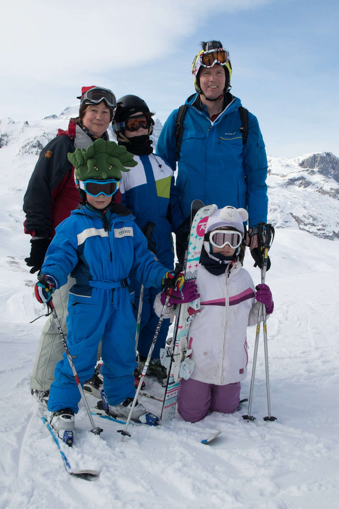 Heather family in Val d'Isere