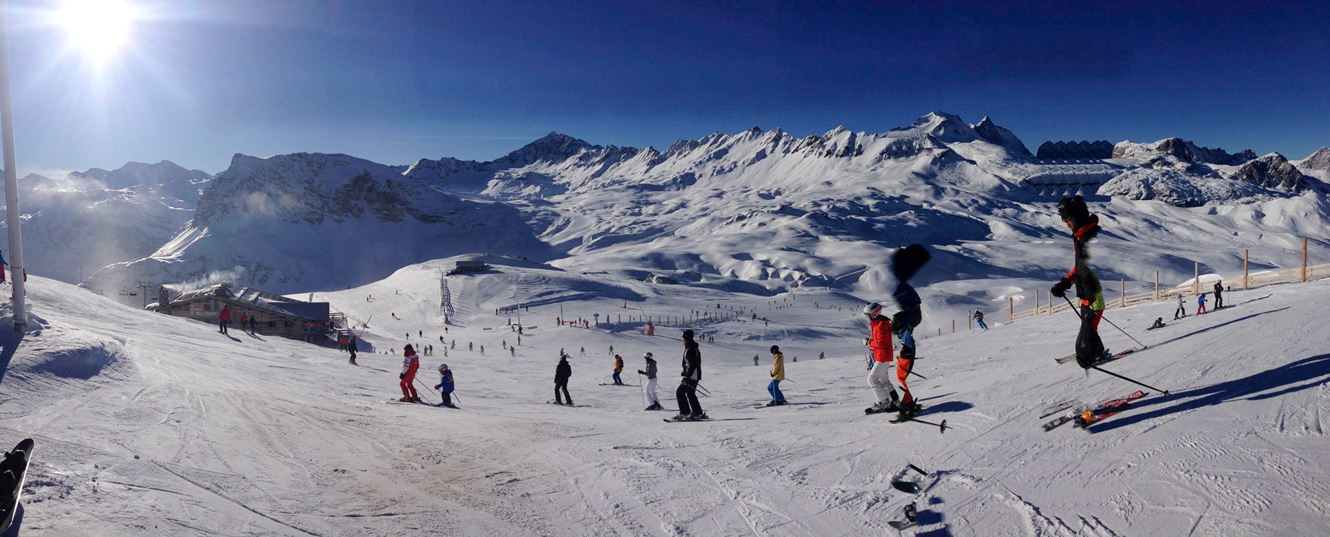 Panorama at top of Bellevarde